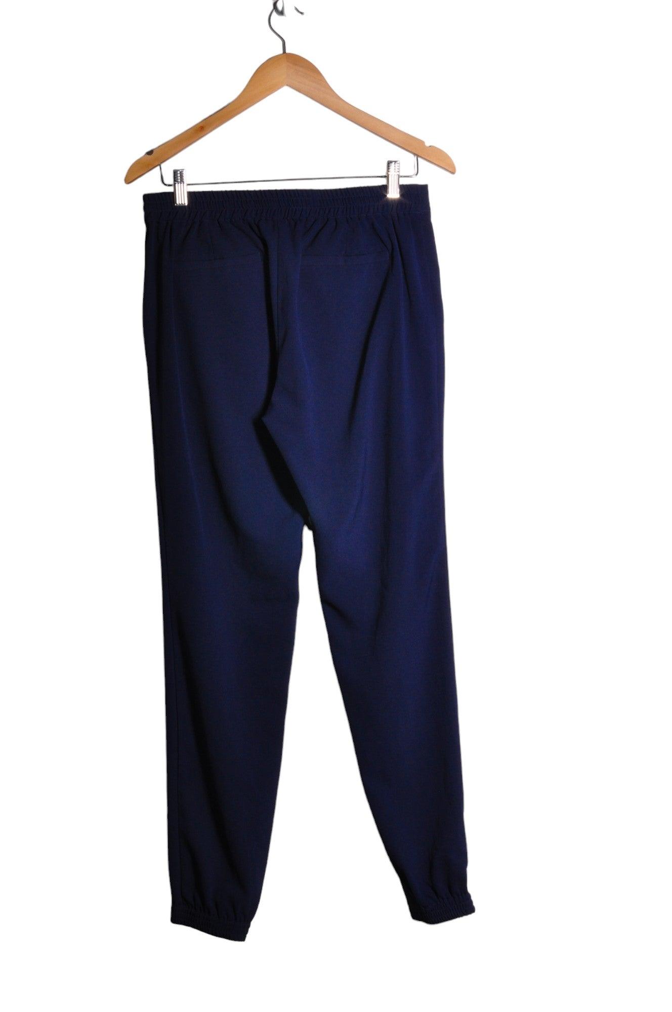 NEW YORK & COMPANY Stylish Women's Blue Regular-Fit Activewear Jogging Pants - Size S