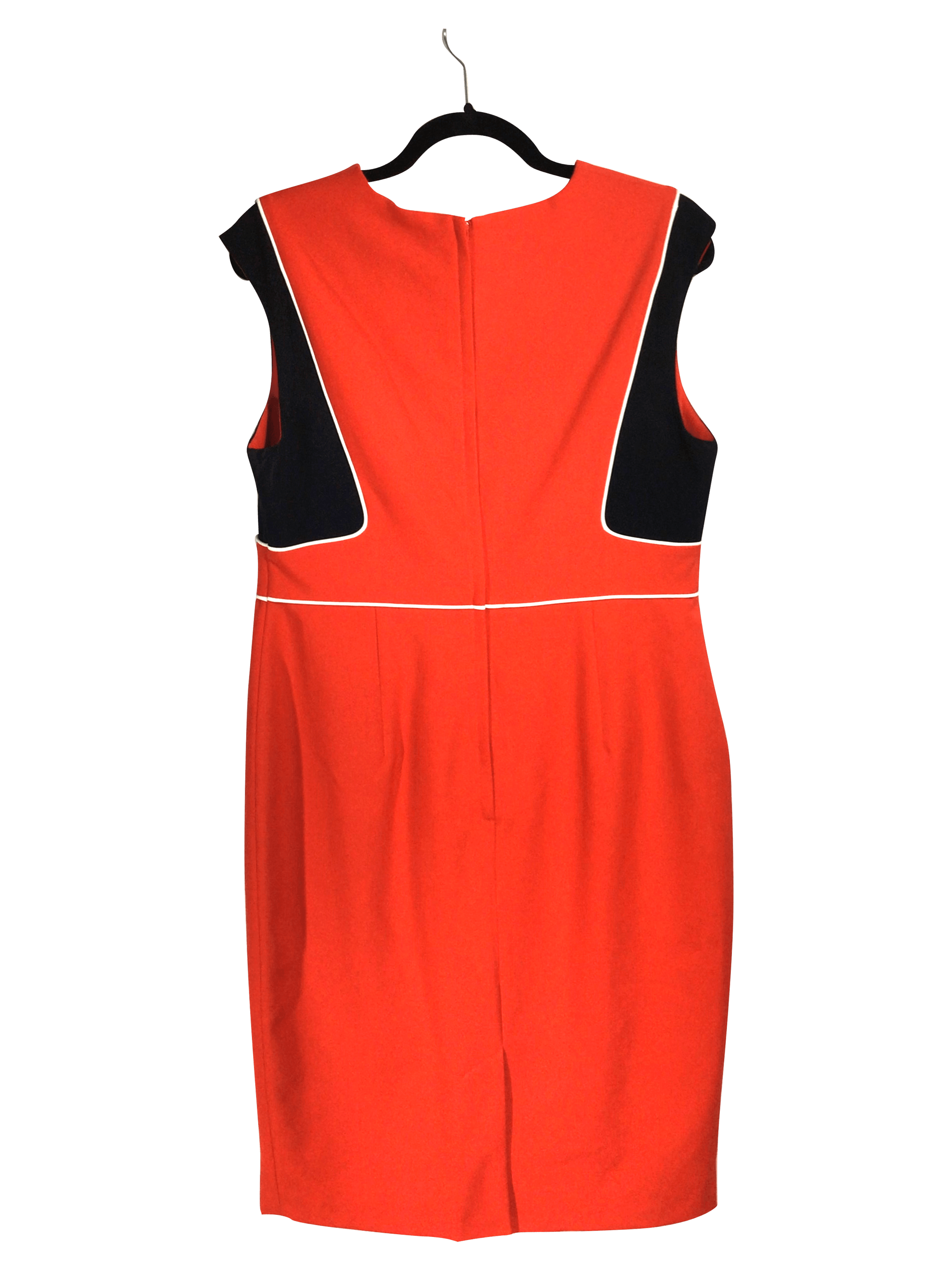Stylish DOROTHY PERKINS Orange Regular Fit Women's Shift Dress - Size 12