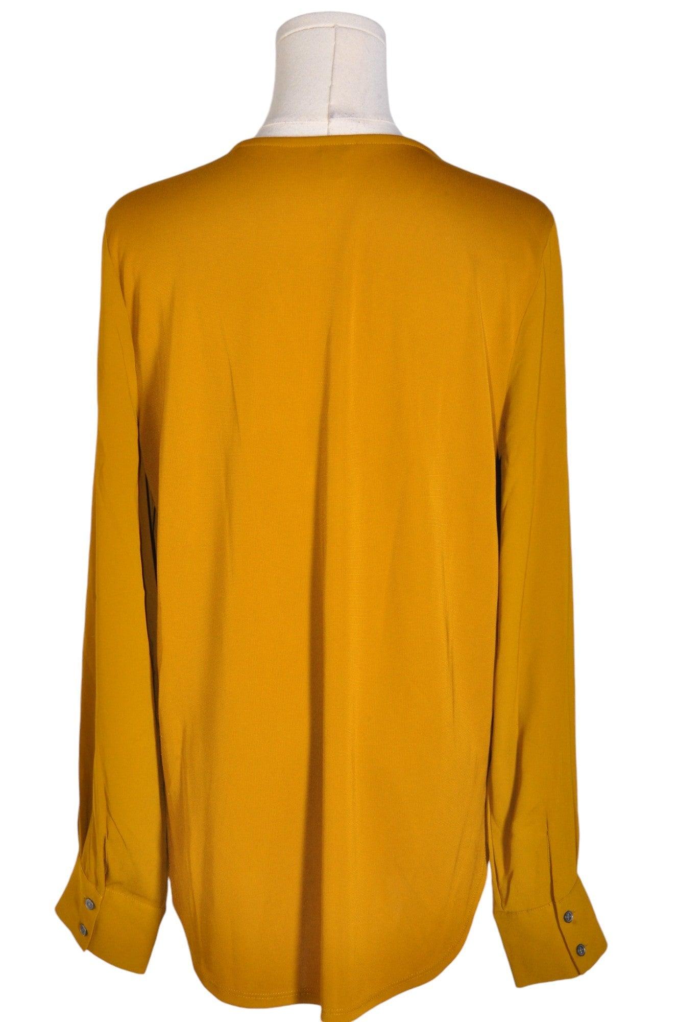 ANN TAYLOR Stylish Yellow Regular Fit Women's Blouse - Size M
