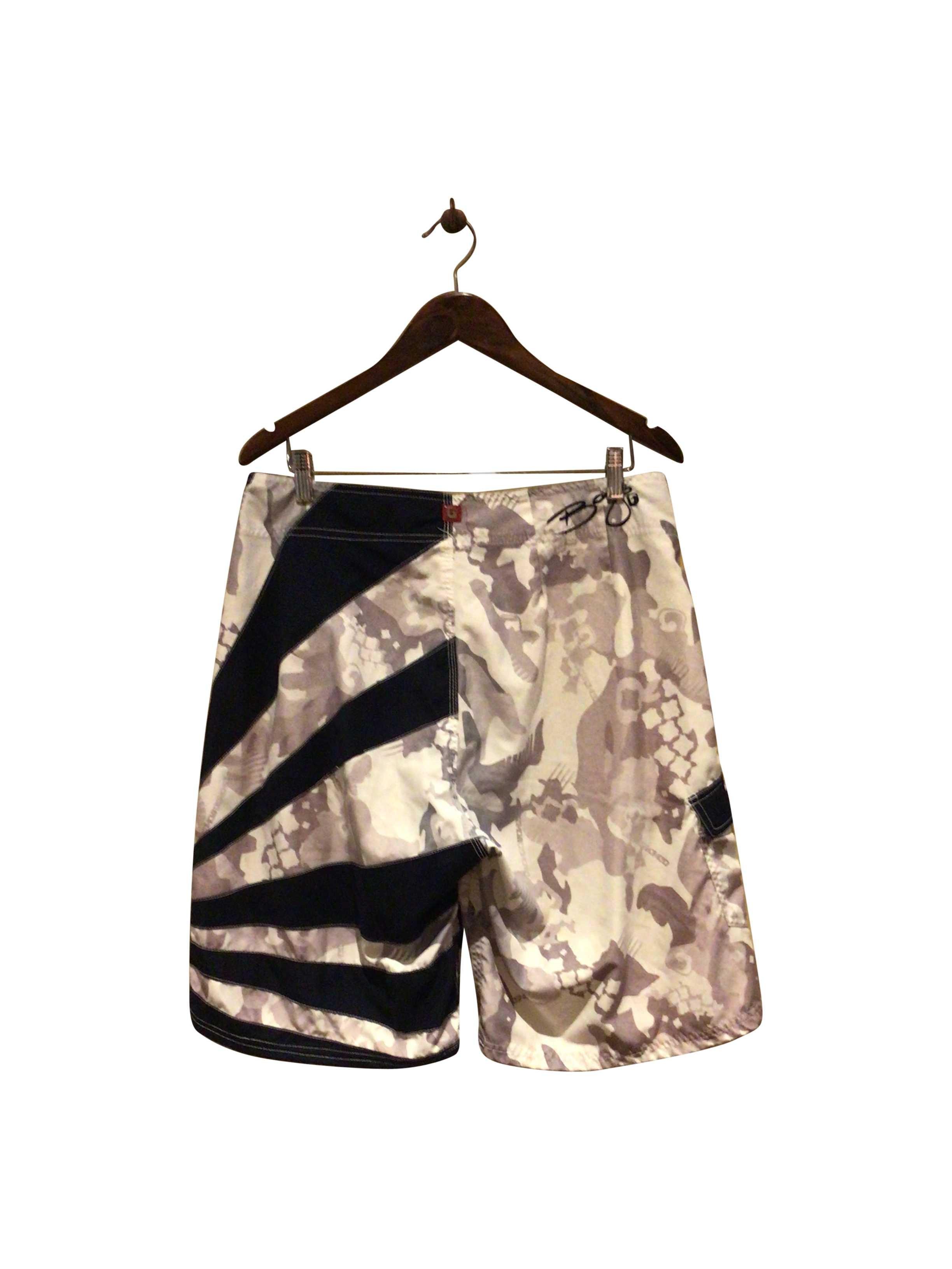 BONGO Stylish Regular Fit Black Pant Shorts - Size M