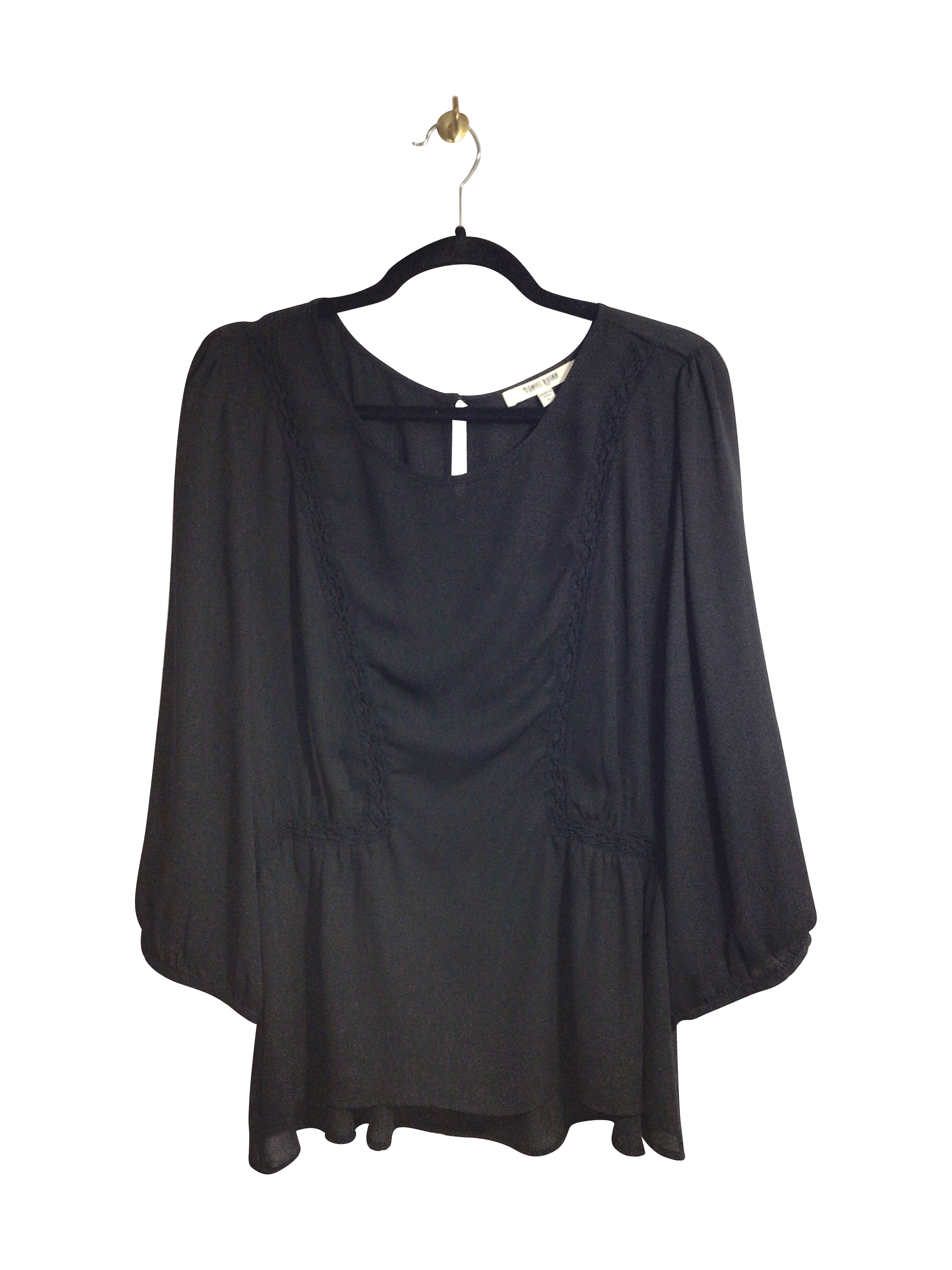 DANIEL RAINN Stylish Women's Black Regular-Fit Blouse - Size XL