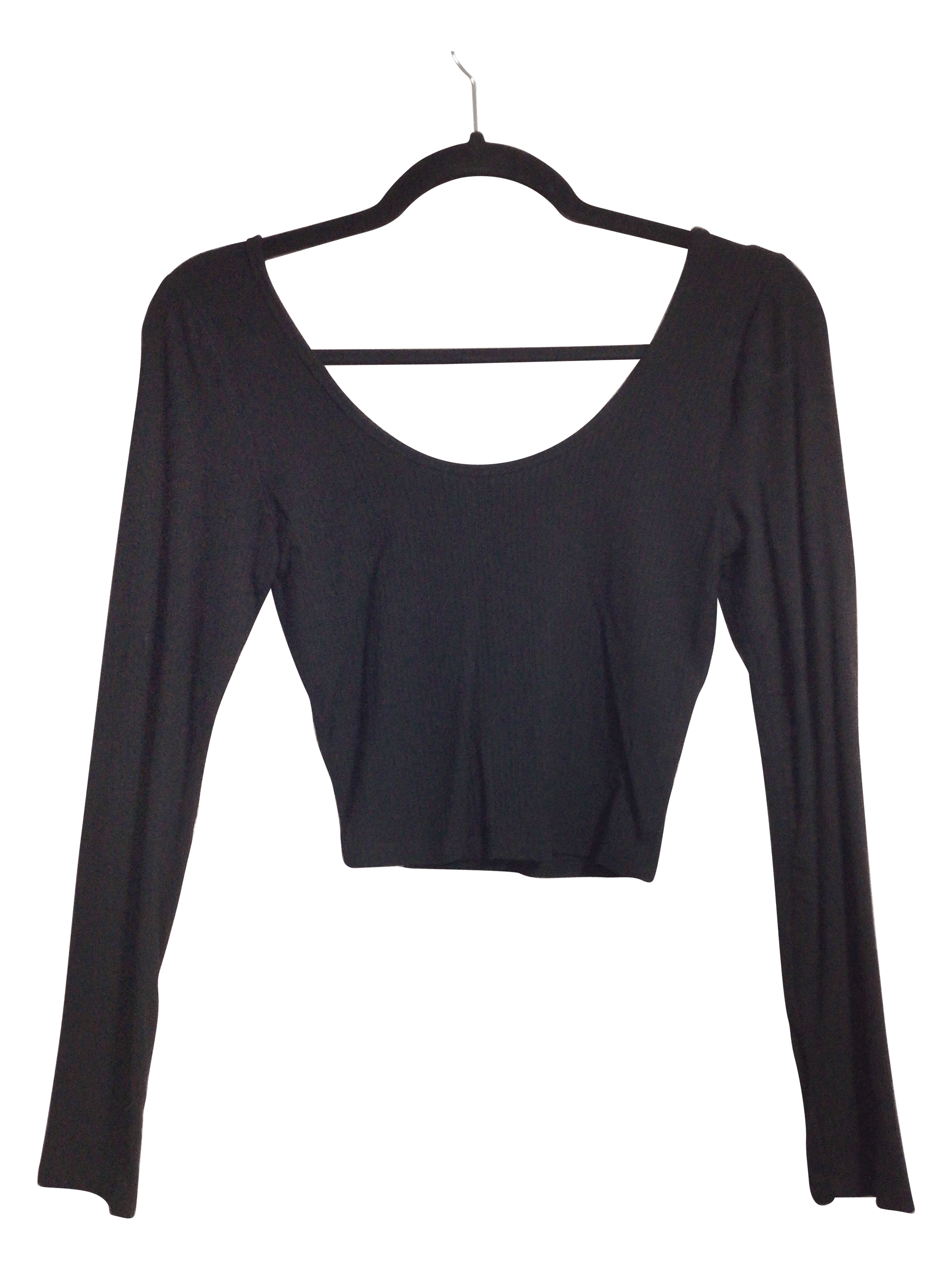 BOZZOLO Stylish Women's Black Regular-Fit Crop Tops - Size S