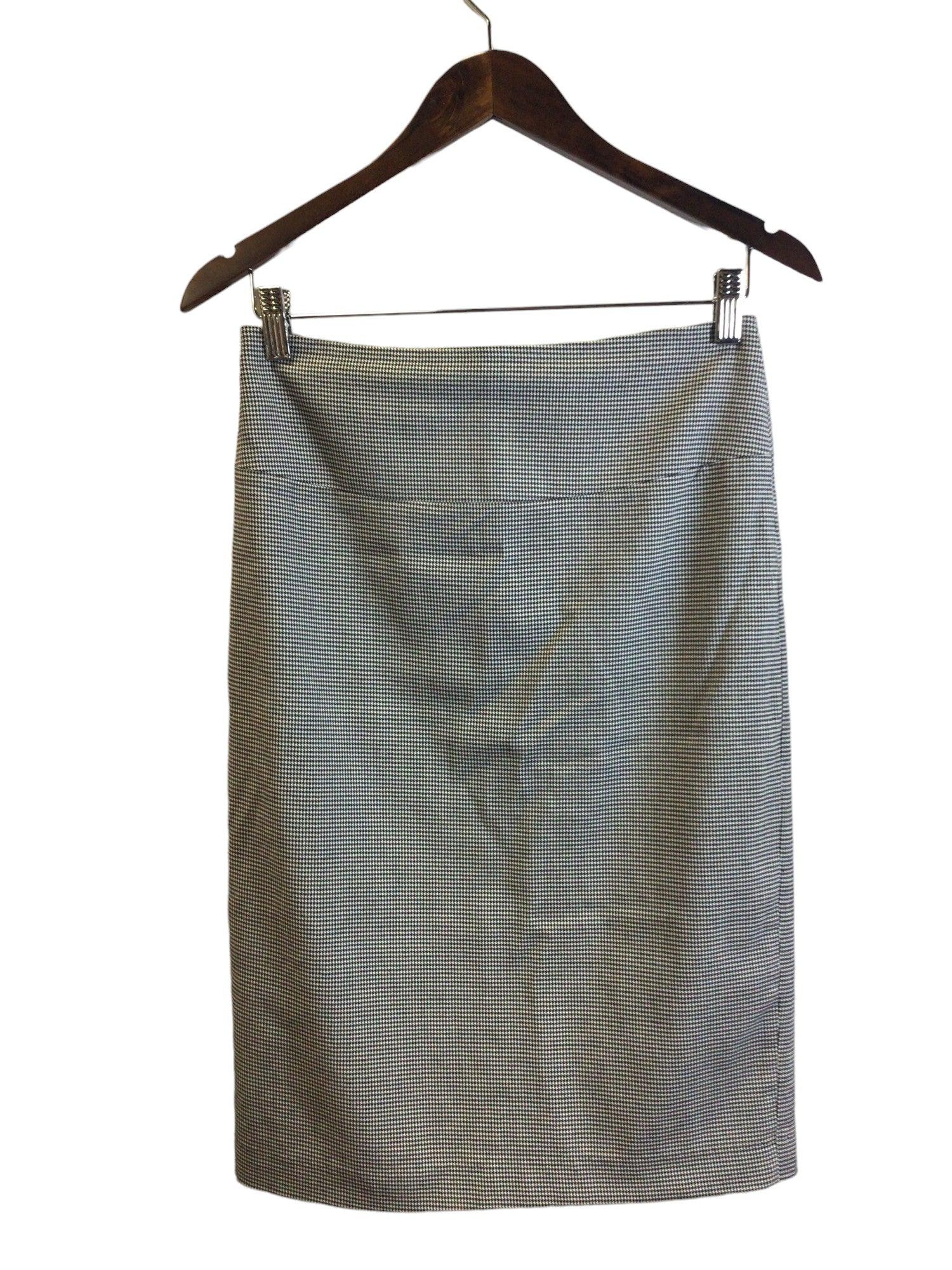DEX Stylish Women's White Regular-Fit Pencil Skirt - Size S