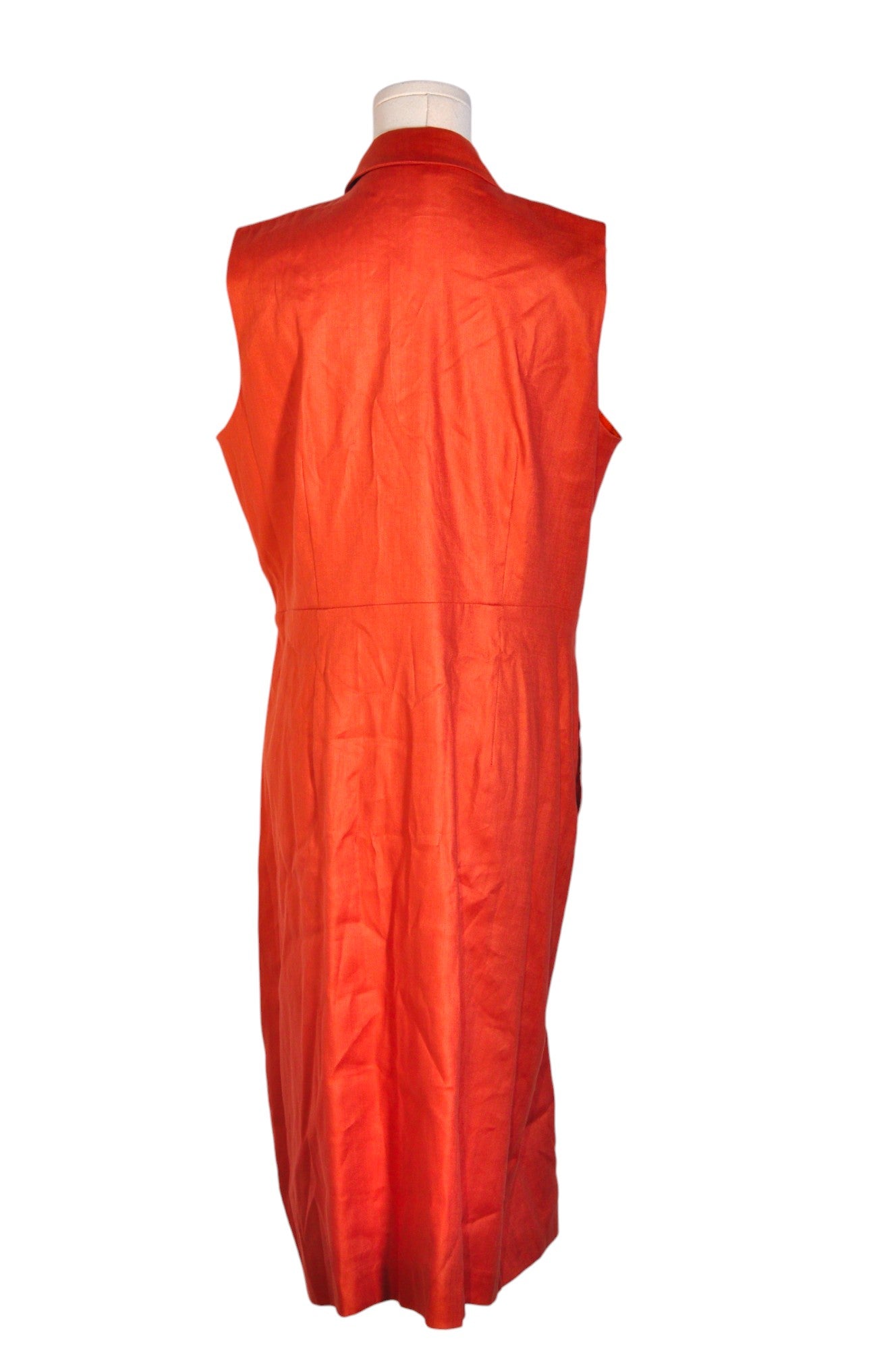 Gorgeous RW&CO Women's Orange Regular Fit Maxi Dress - Size 14