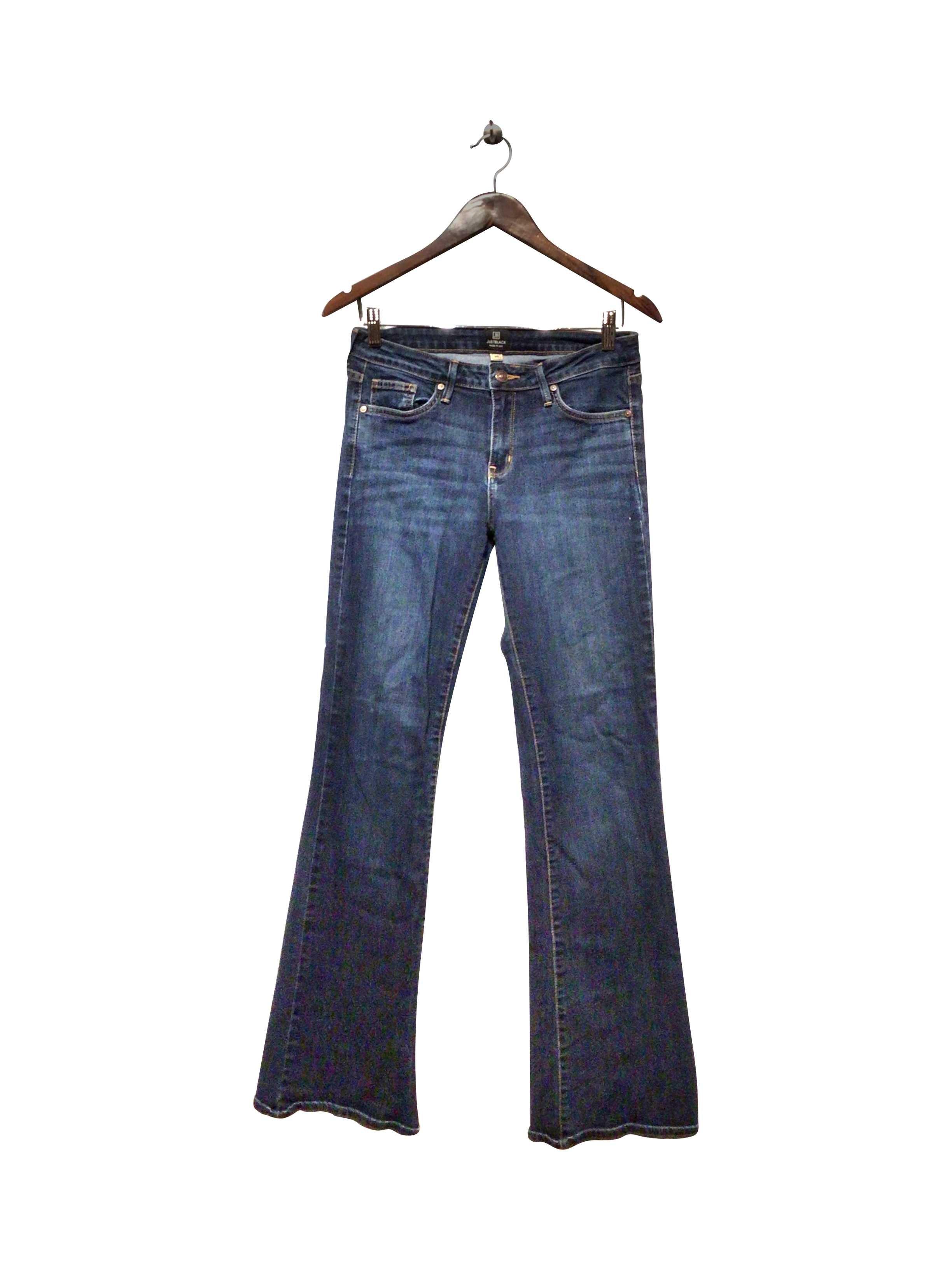 JUSTBLACK Stylish Regular Fit Blue Straight - Legged Jeans Size 28
