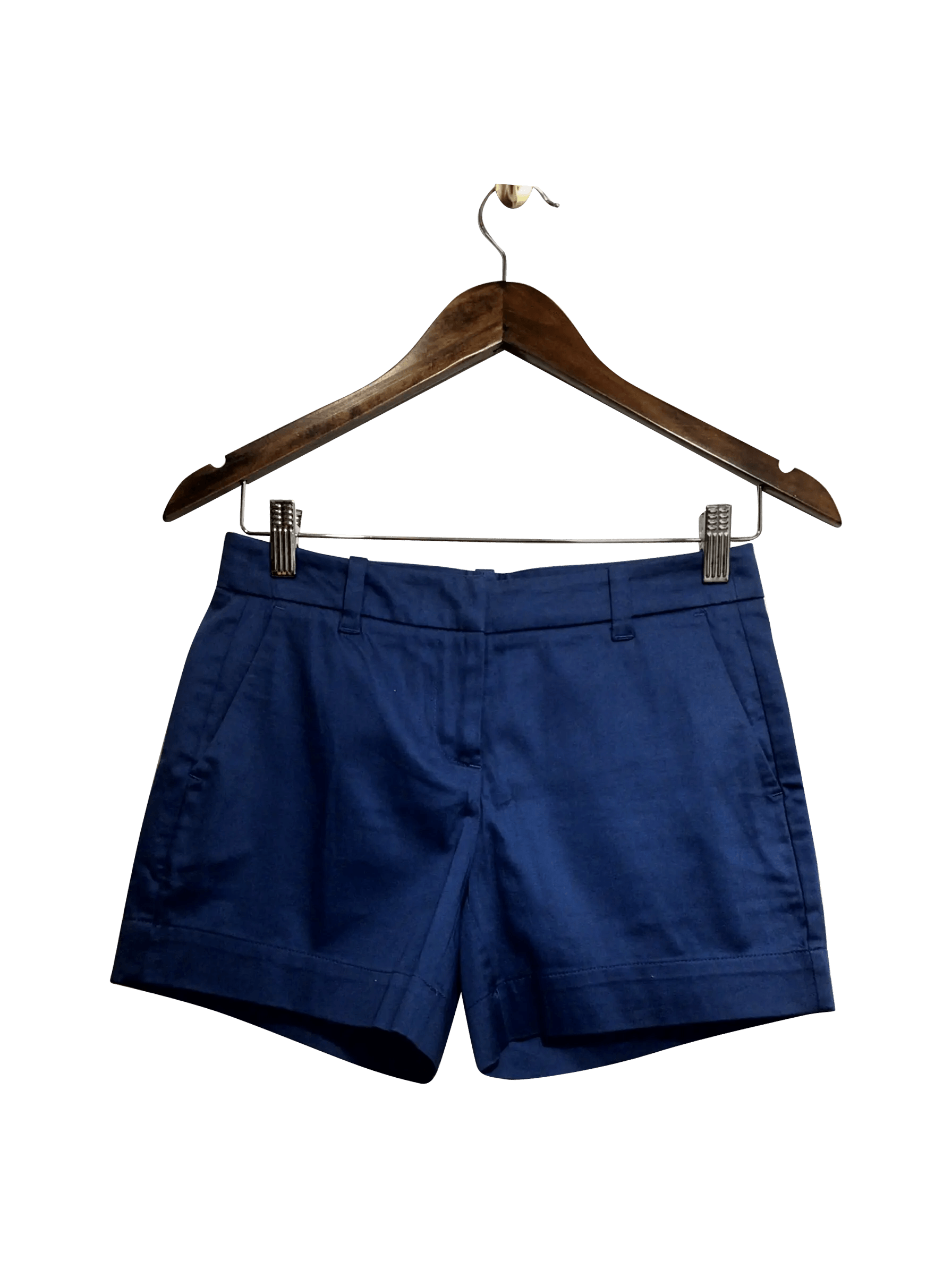 JACOB Blue Regular Fit Mid - Thigh Length Pant Shorts Size 0