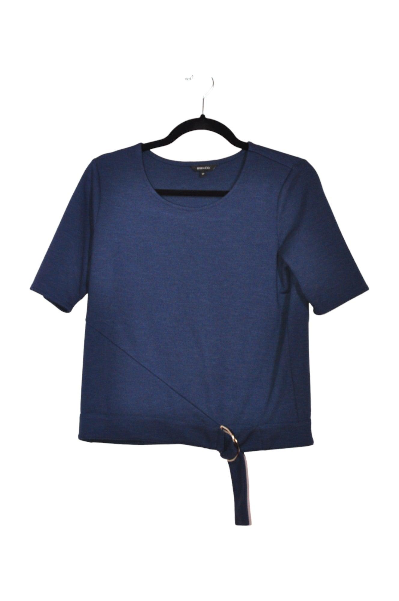 Stylish RW&CO Blue Regular-Fit Women's T-Shirts - Size S