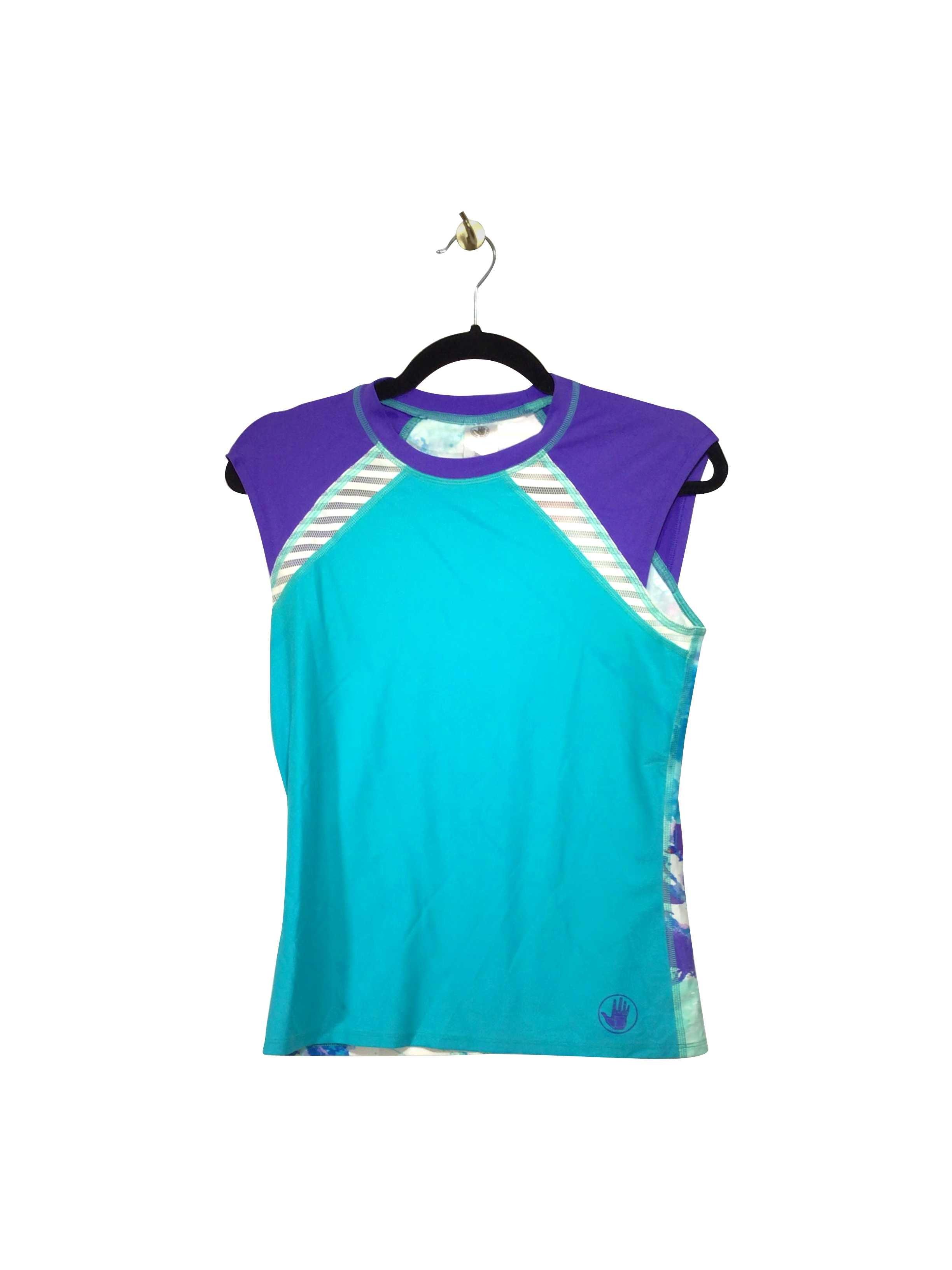 BODY GLOVE Stylish Regular Fit Blue Activewear Top - Size M