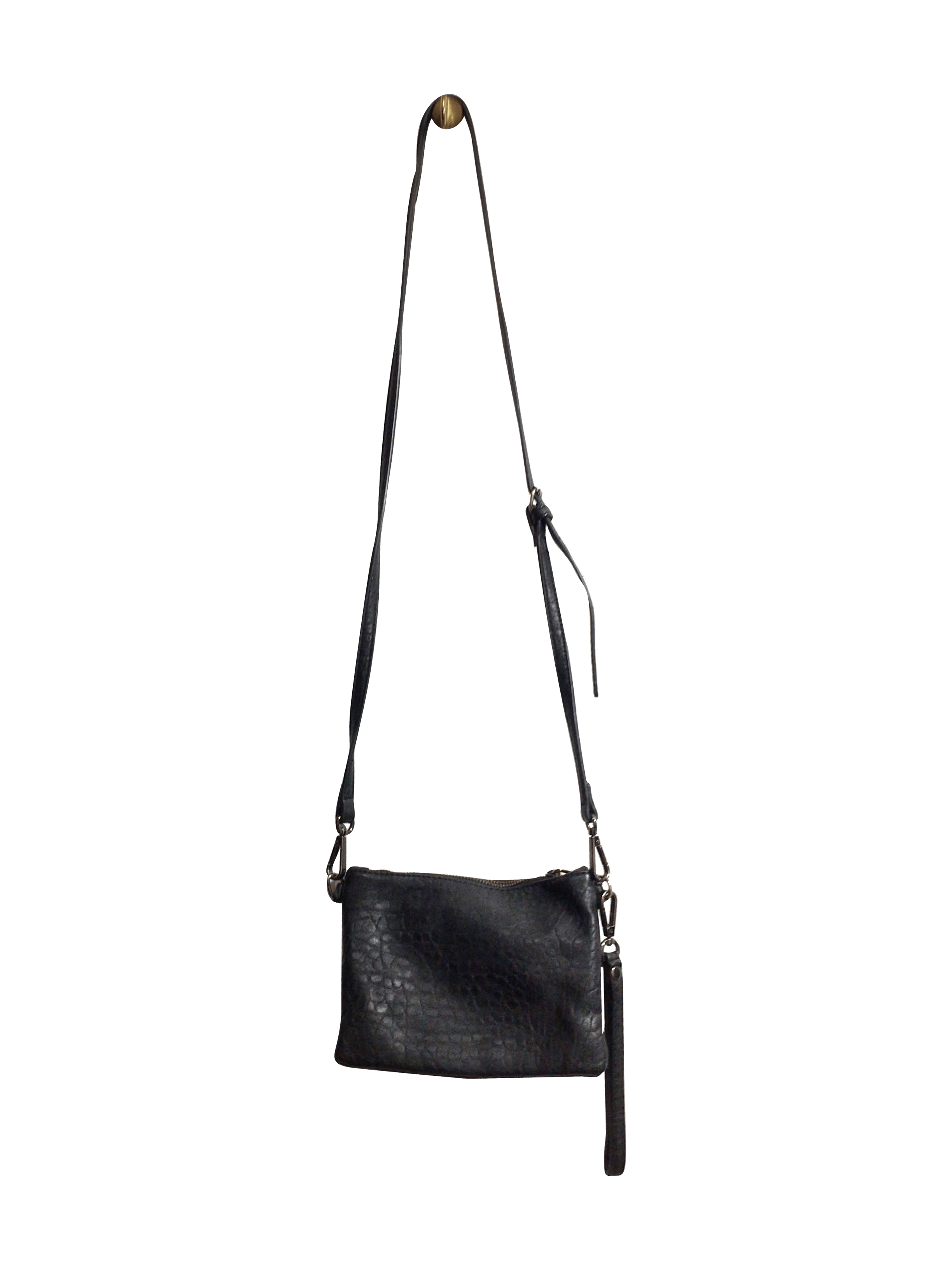 CHATEAU Stylish Women's Regular Fit Black Handbag - Size S
