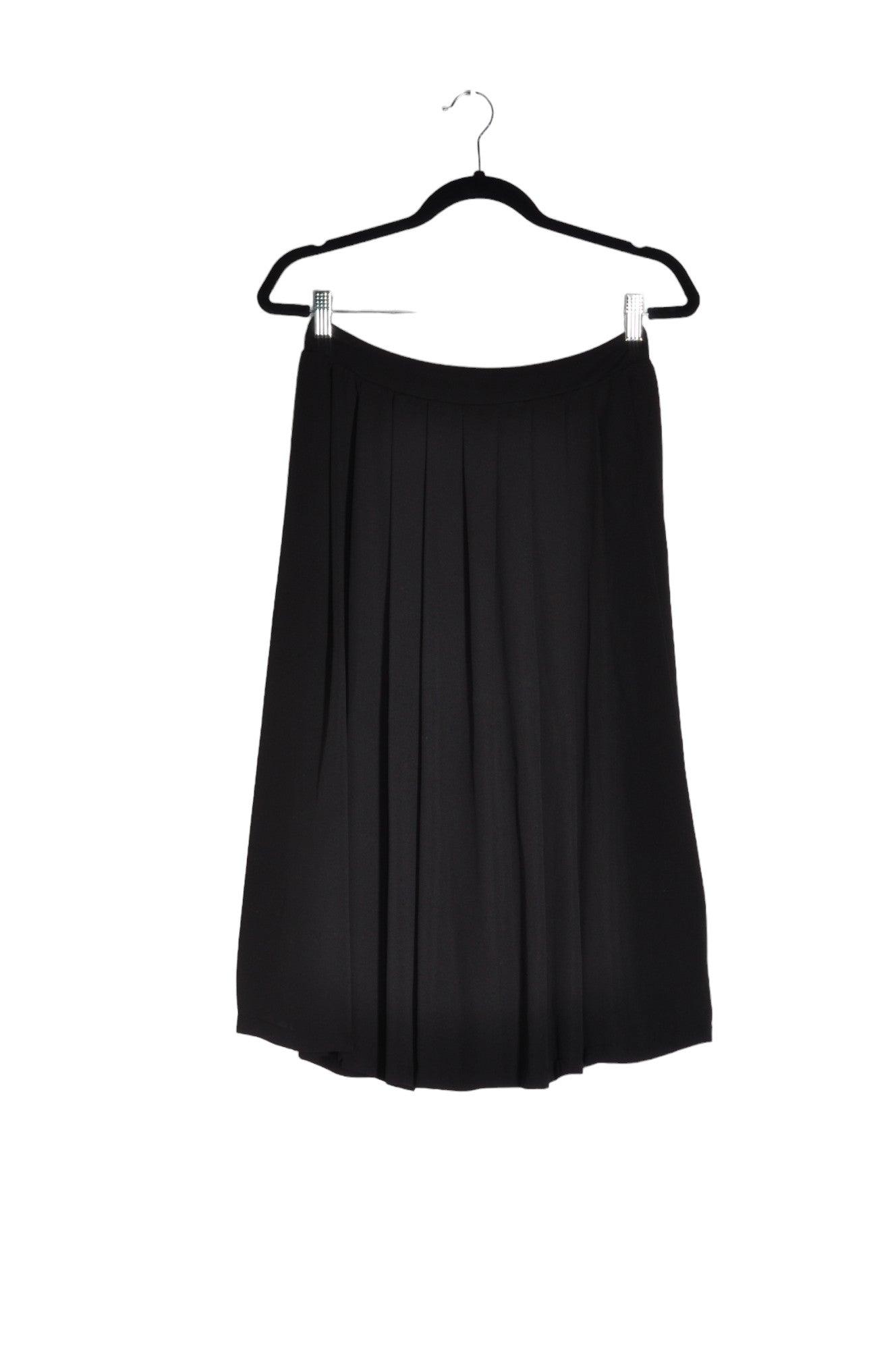 DANIEL RAINN Stylish Women's A-Line Black Skirt - Regular Fit, Size S