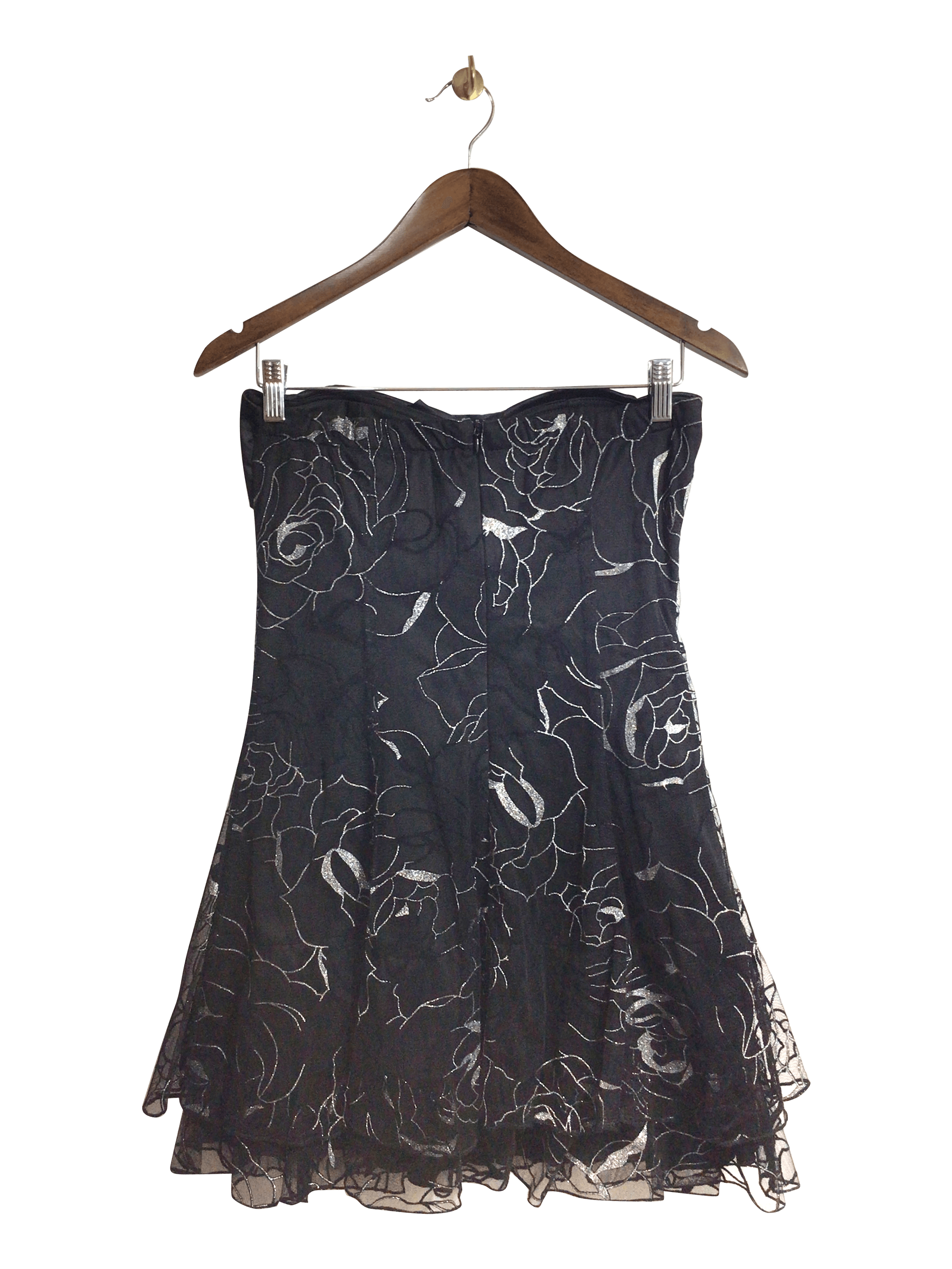 Stylish MYSTIC Women's Black Regular Fit Mini Dress - Size M