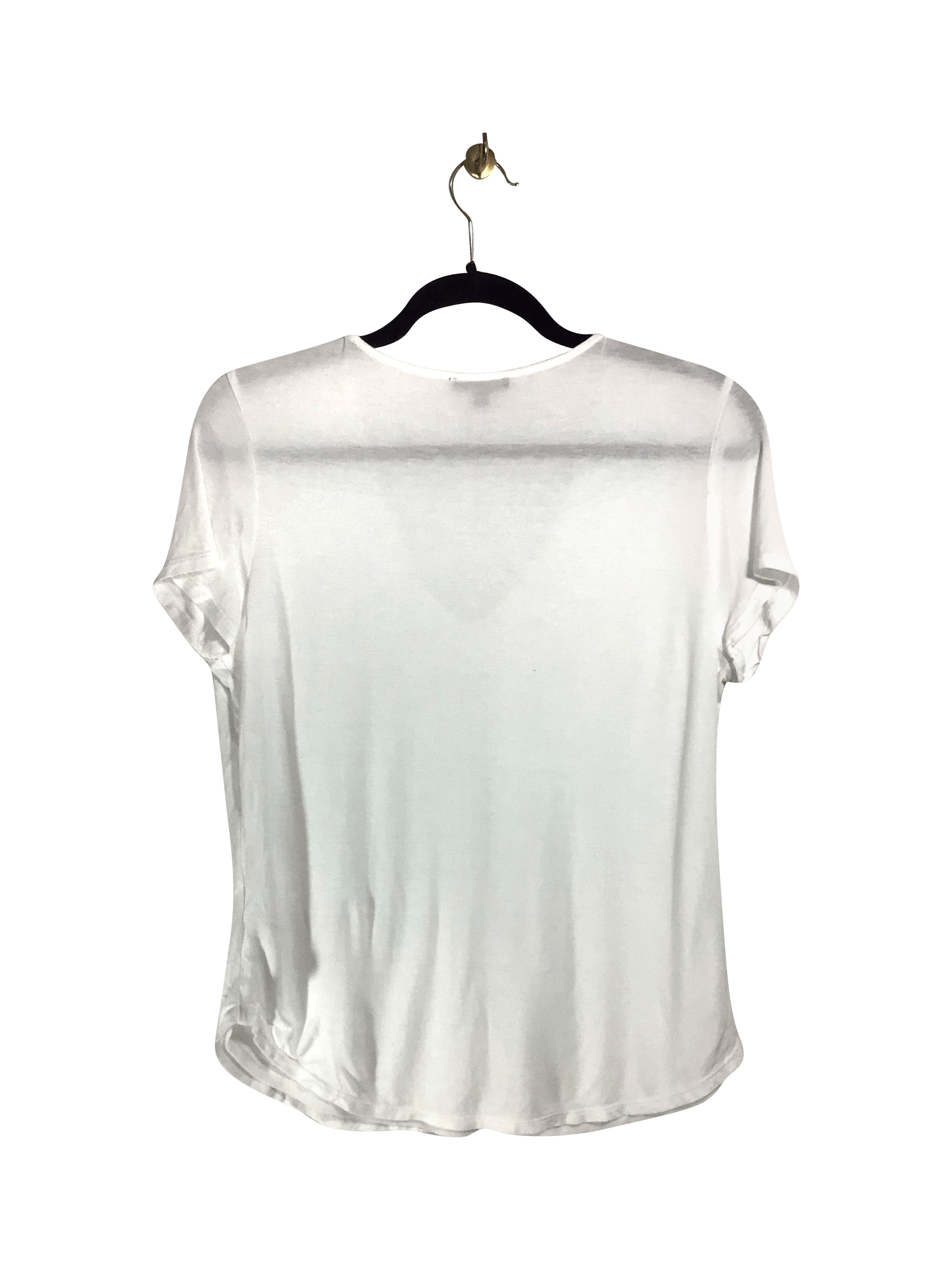 Stylish DYNAMITE Women's Regular Fit White T-Shirt - Size L