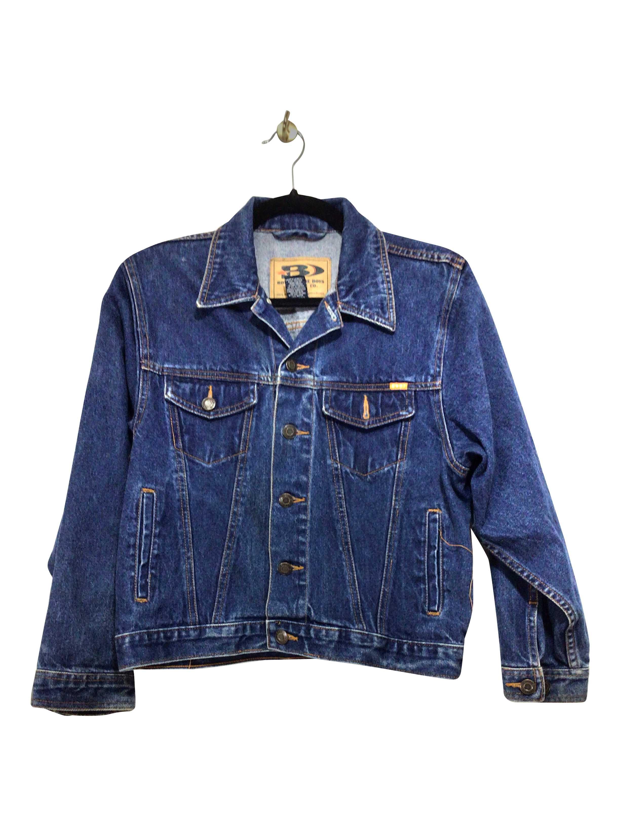 BOYS WILL BE BOYS Stylish Regular Fit Blue Long - Sleeved Vest for Boys - Size L