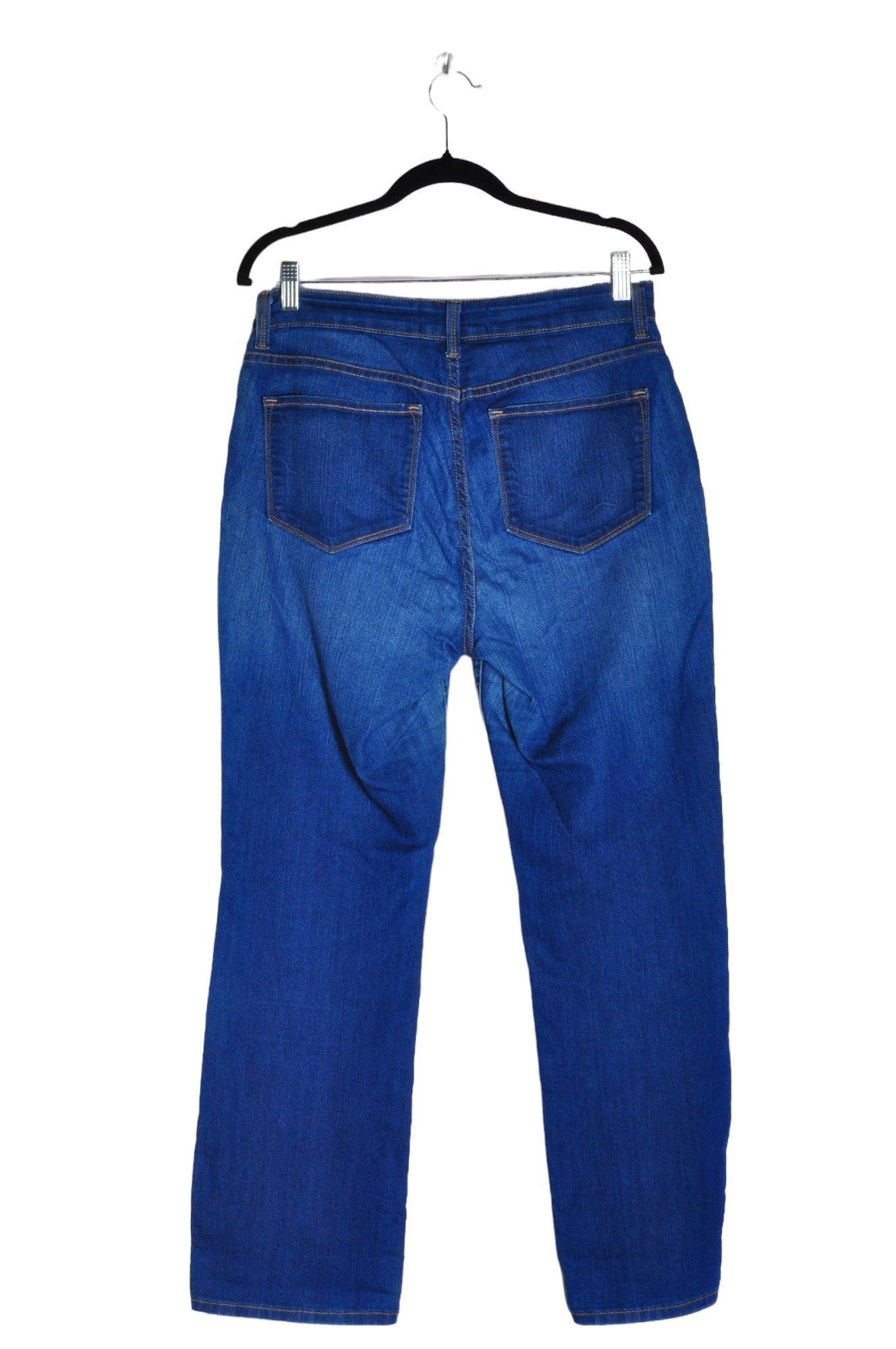 Stylish N X D Women's Black Regular-Fit Straight-Legged Jeans - Size 12