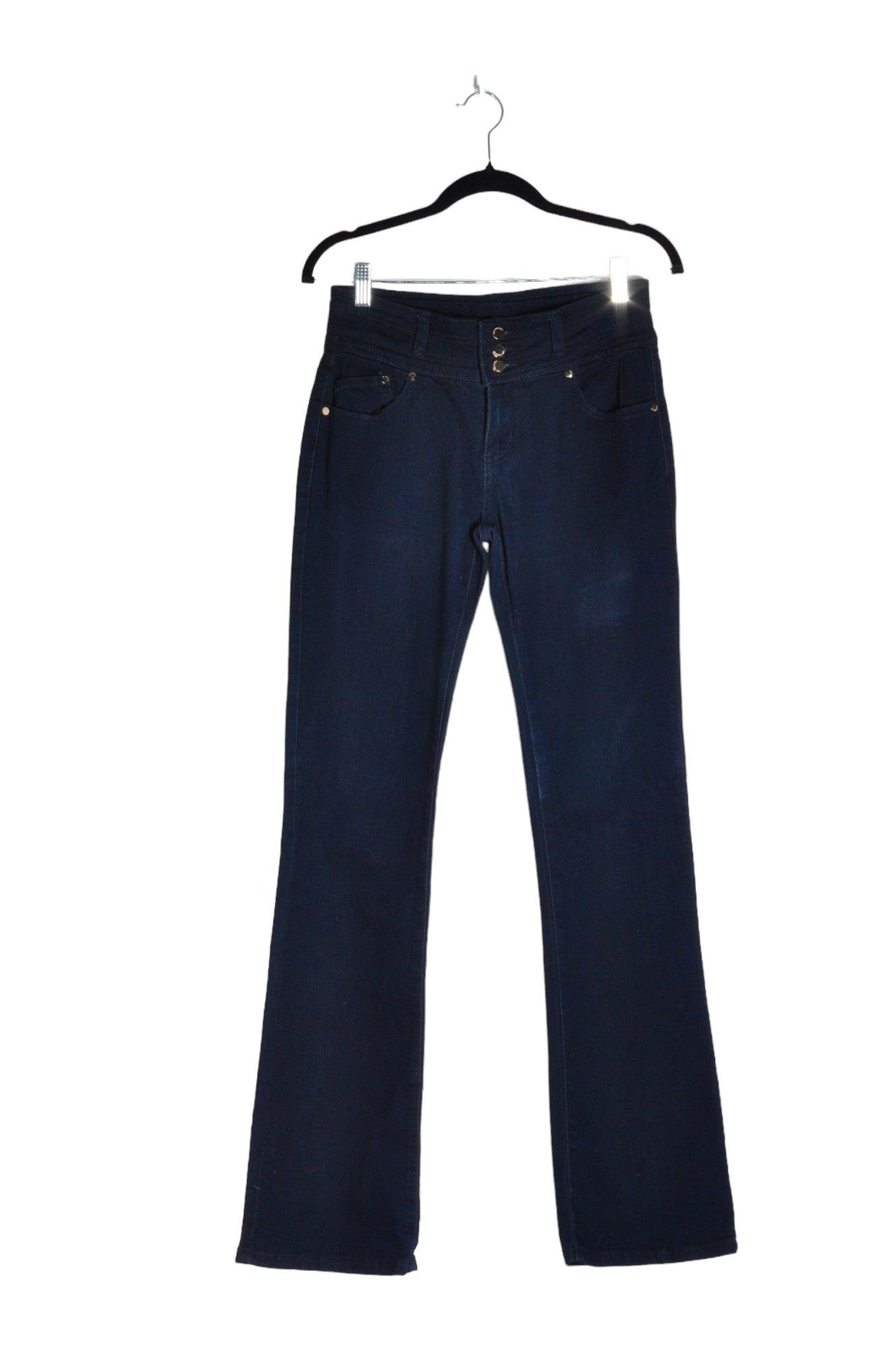 Stylish SAN FRANCISCO Blue Regular-Fit Women's Work Pants - Size S