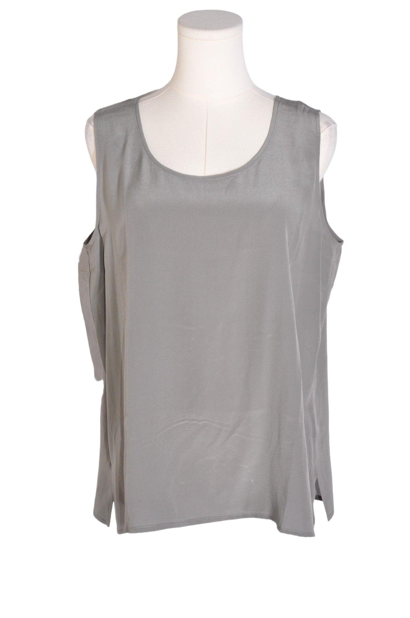 DIANE GILMAN Stylish Women's Gray Regular Fit T-Shirt - Size M