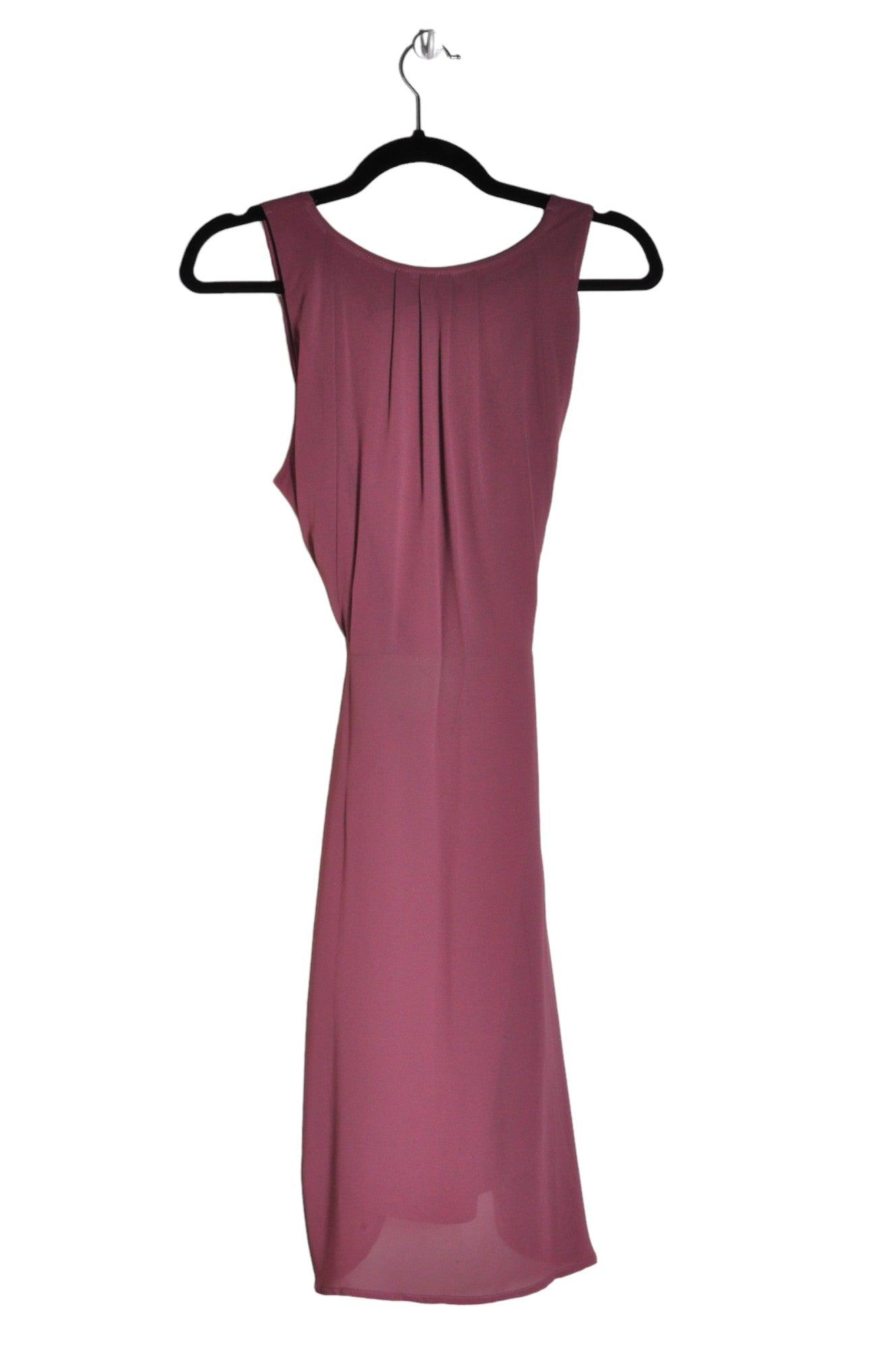 Stylish NAKED ZEBRA Women's Regular Fit Wrap Dress in Pink - Size S
