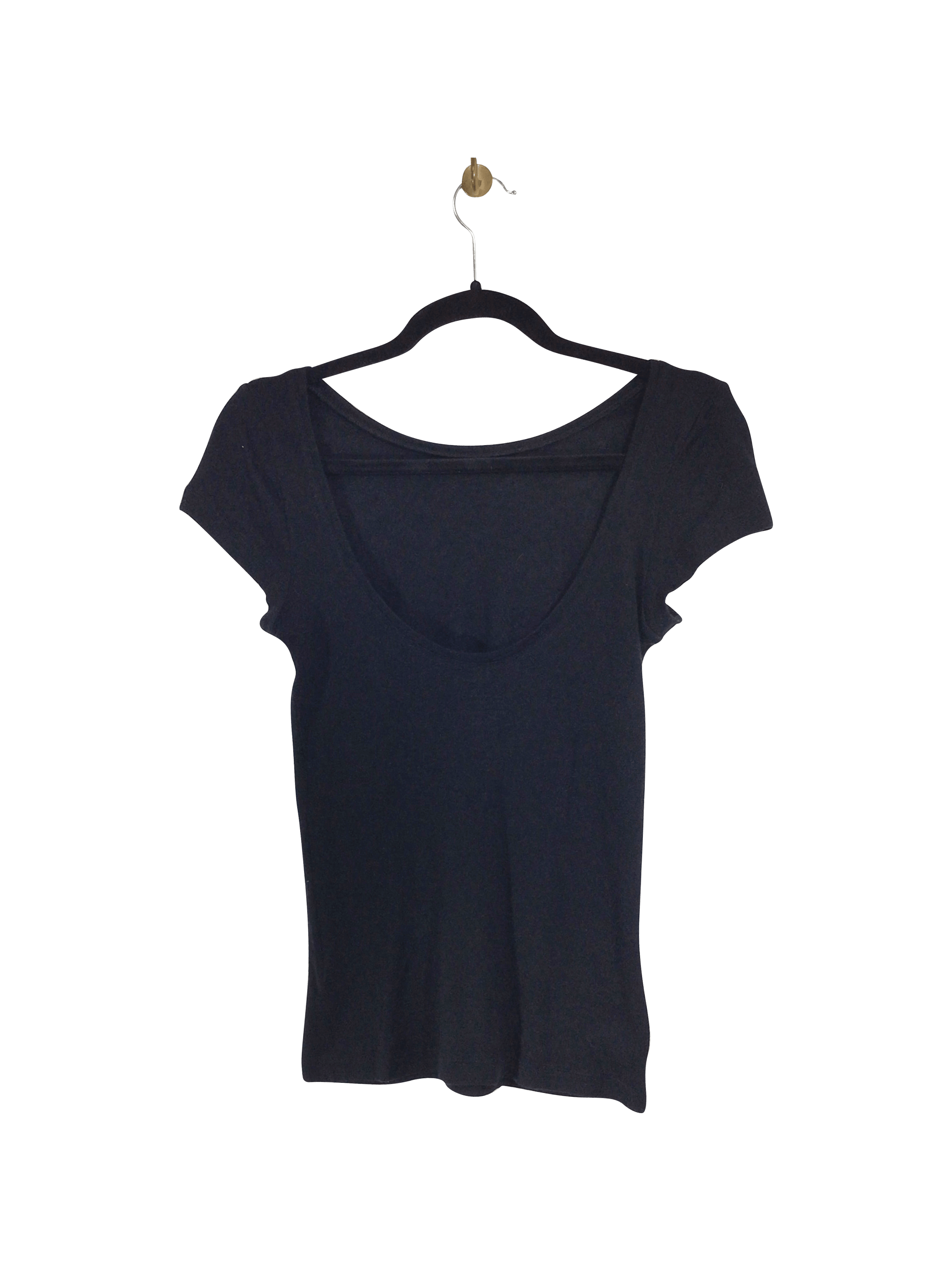 Stylish CLUB MONACO Women's Regular Fit Black T-Shirt - Size XS