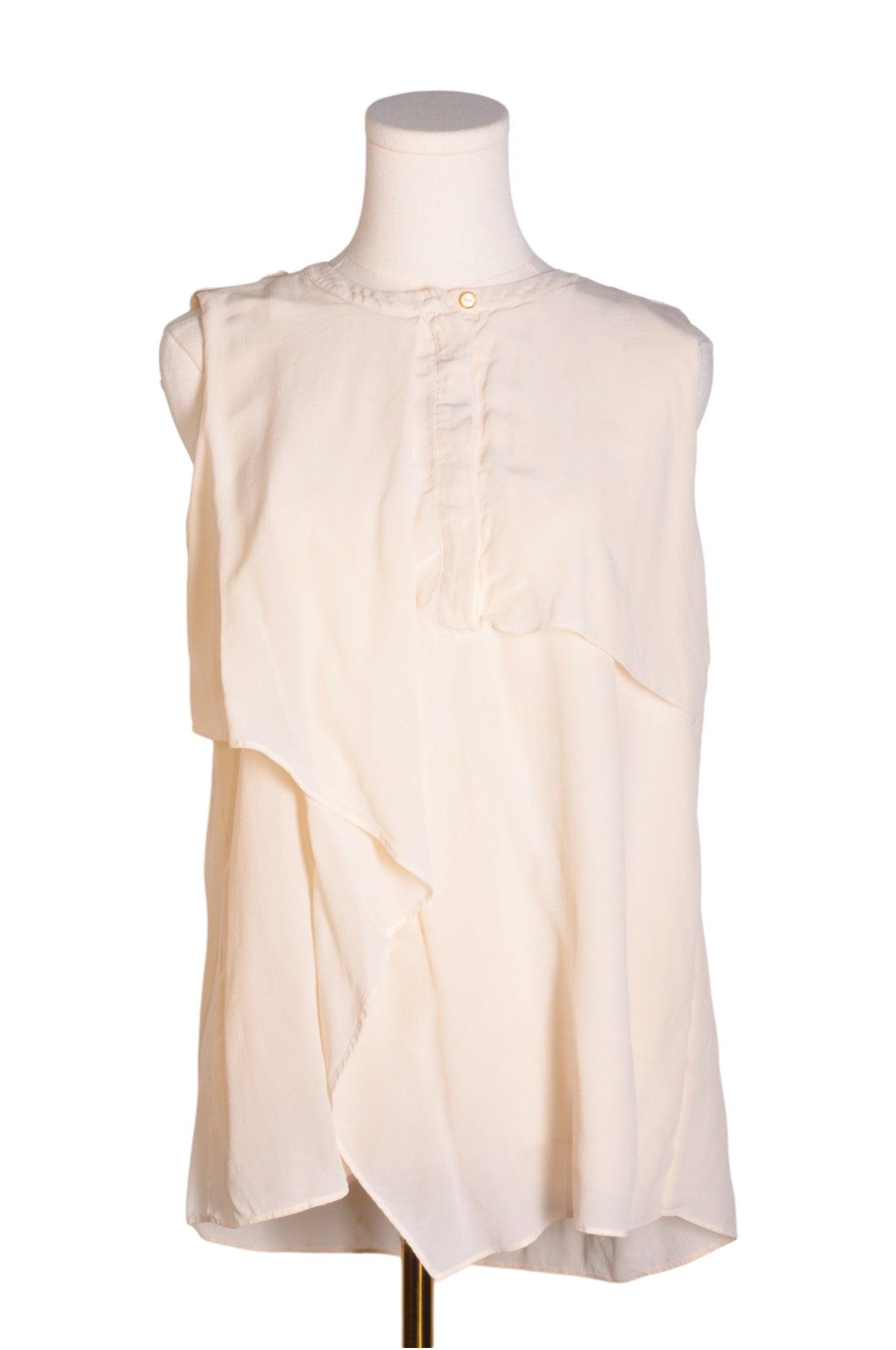 CLUB MONACO Stylish Women's White Regular-Fit Blouses - Size S