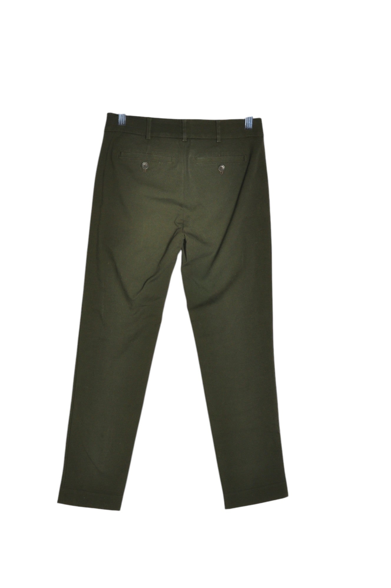 CLUB MONACO Stylish Women's Green Regular Fit Work Pants - Size 0