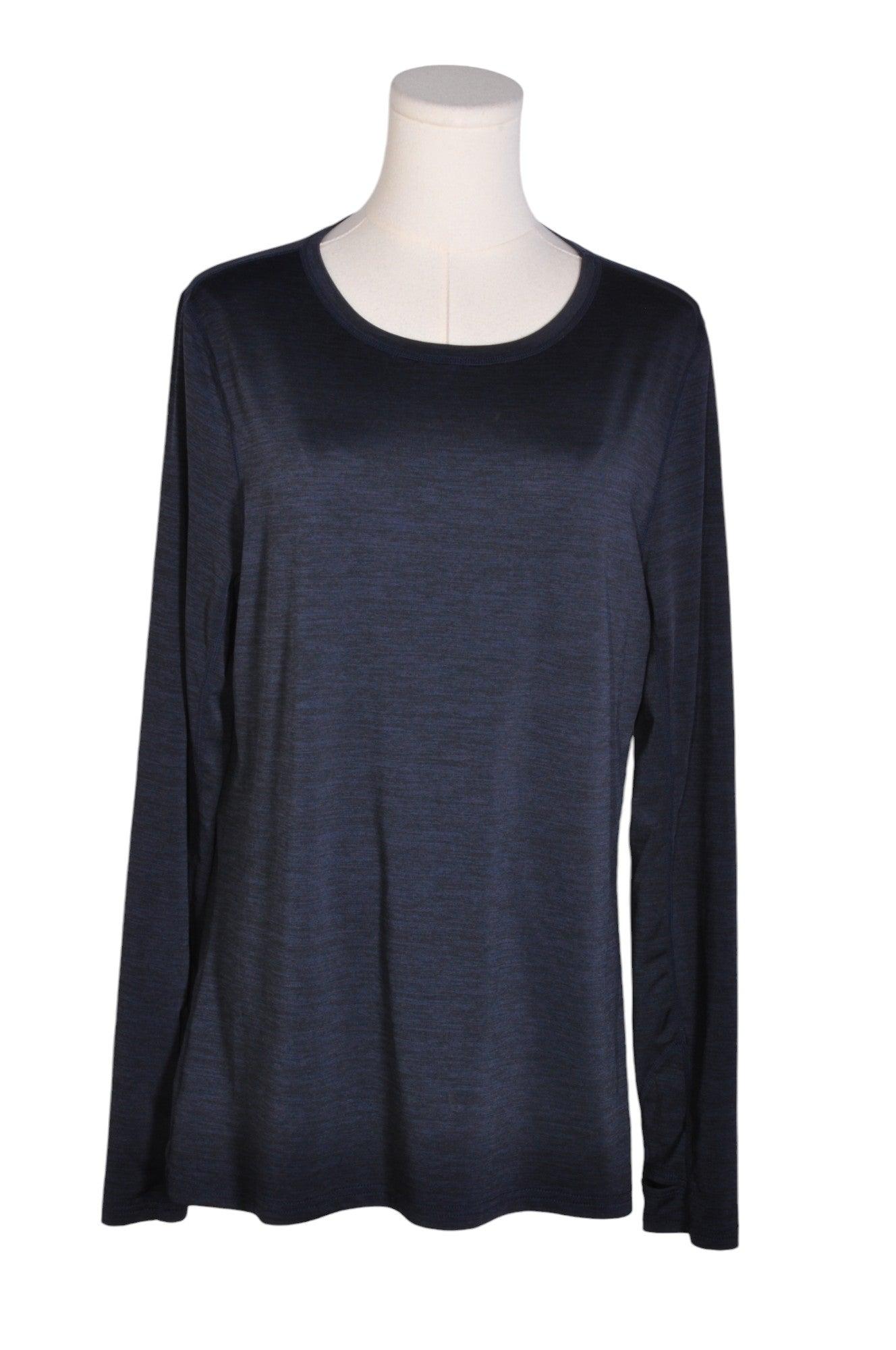 RUNNING ROOM Women's Stylish Blue Regular Fit Activewear Tops - Size L