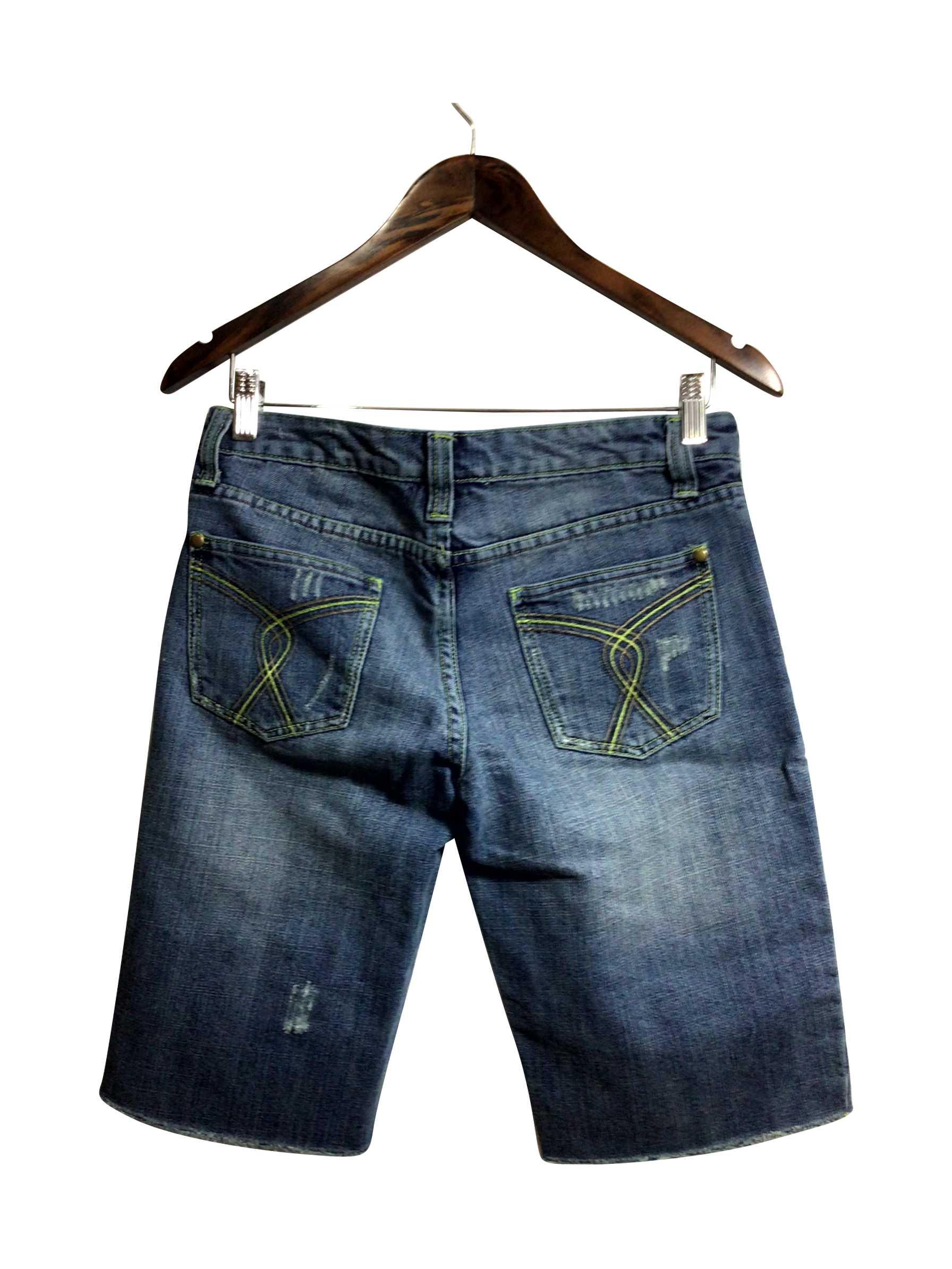 DREAM Blue Regular Fit Knee - Length Second - Hand Jeans Shorts Size 5
