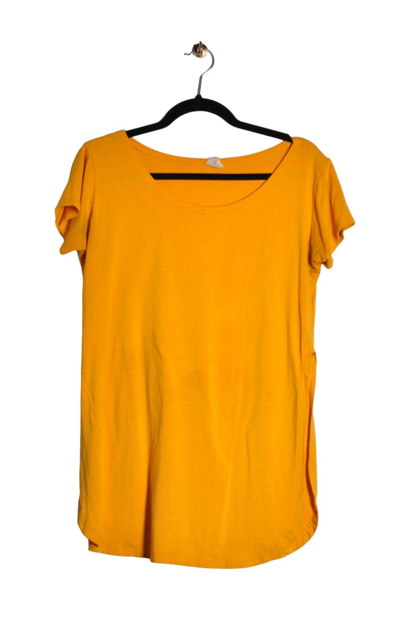 Stylish BUTTERCREAM Women's Regular Fit Yellow T-Shirt - Size M