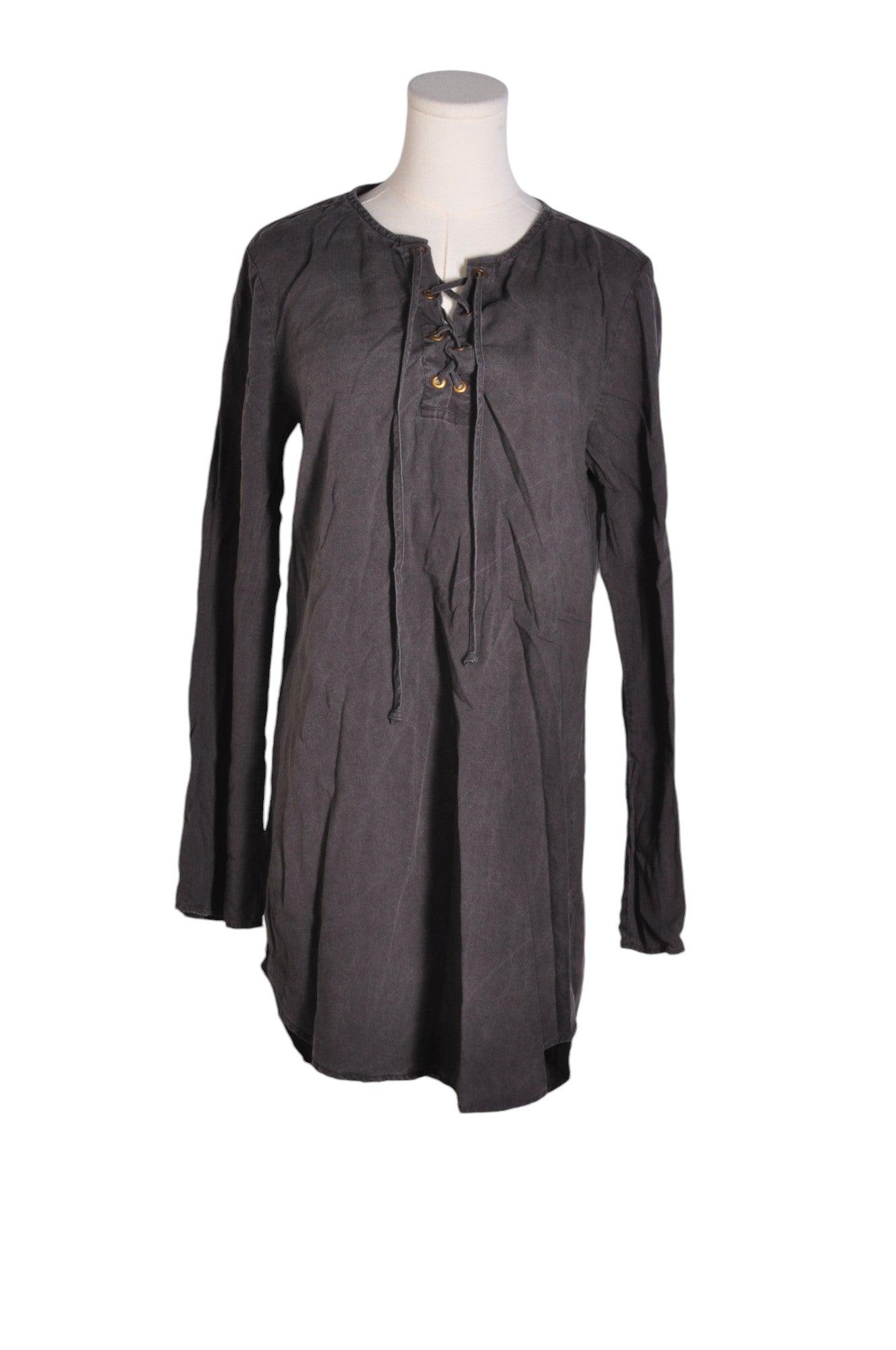 CLOTH & STONE Stylish Women's Regular-Fit Black Blouse - Size M