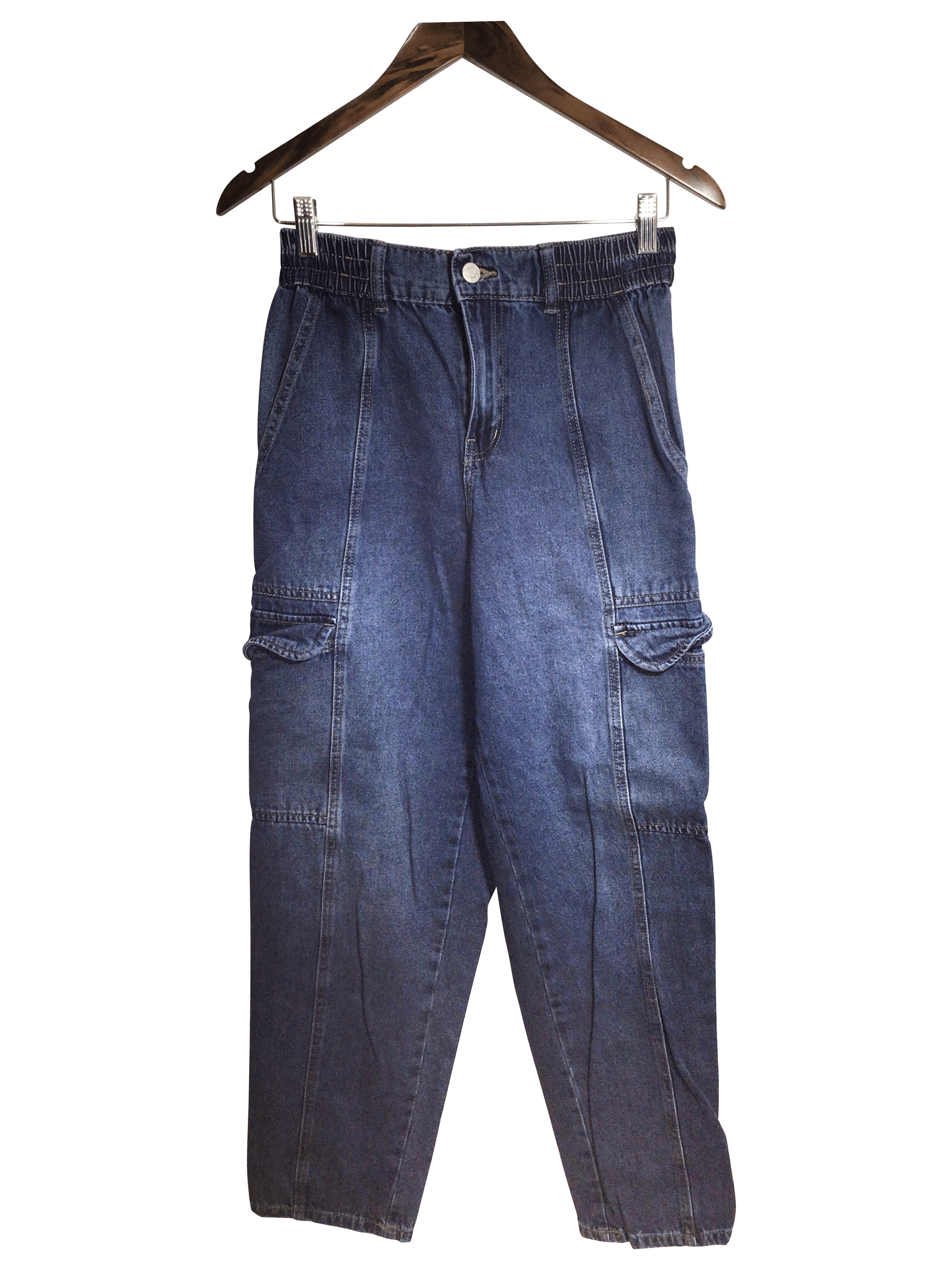 BLUENOTES Second Hand Women's Blue Regular Fit Straight-Legged Jeans - Size M
