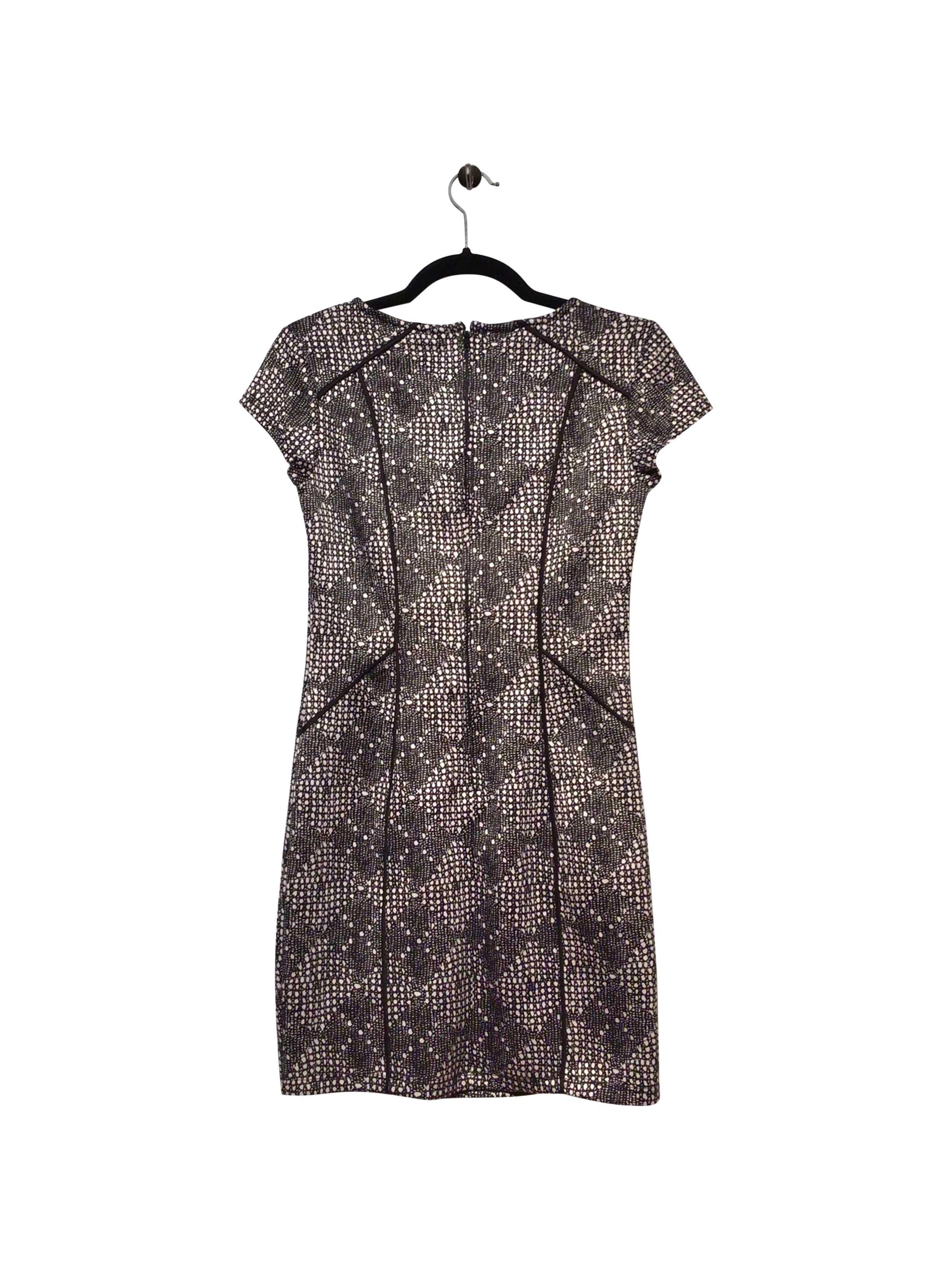 DYNAMITE Stylish Regular Fit Black Midi Dress - Size S