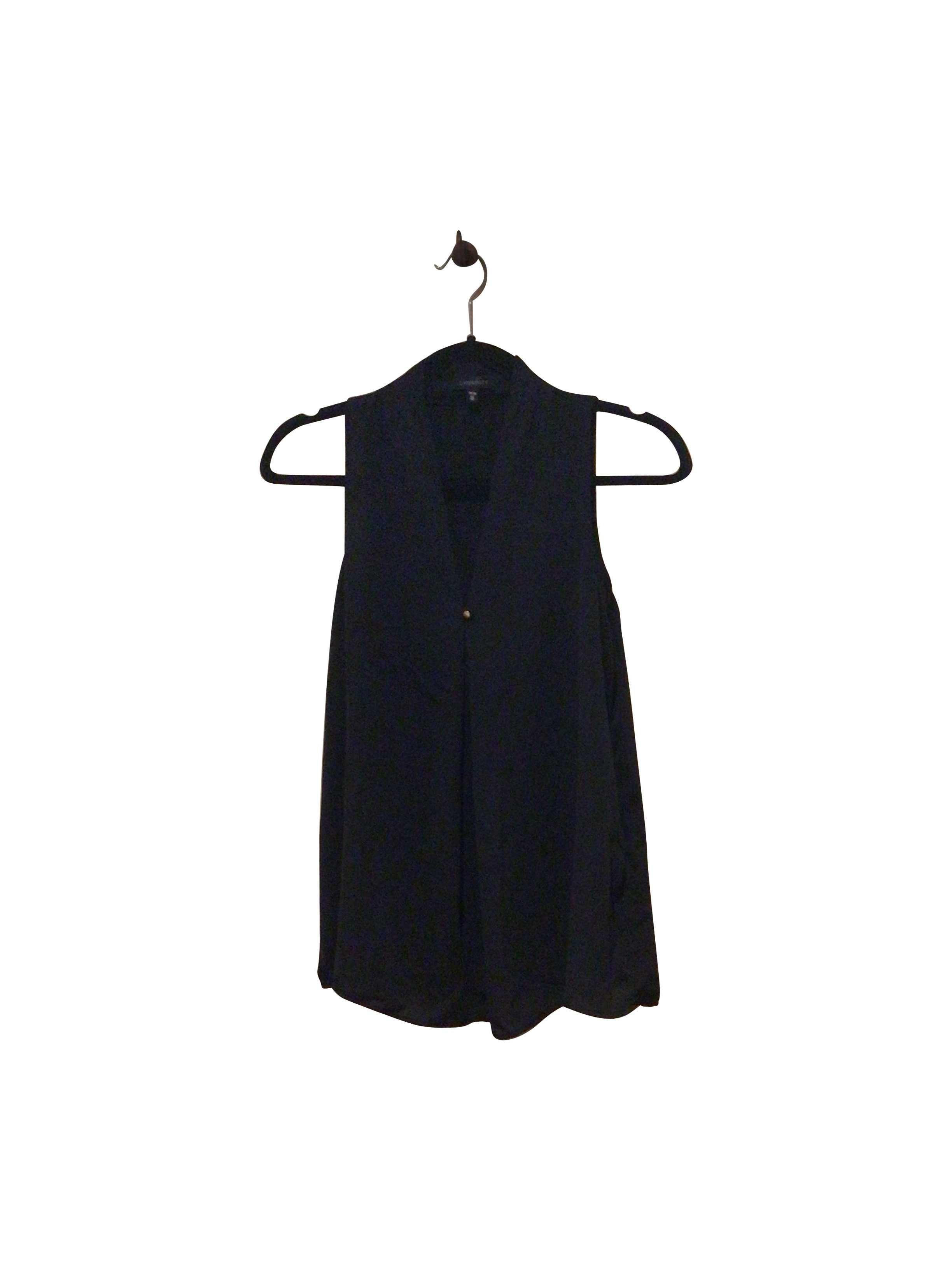 DYNAMITE Stylish Regular Fit Sleeveless Black Blouse - XS