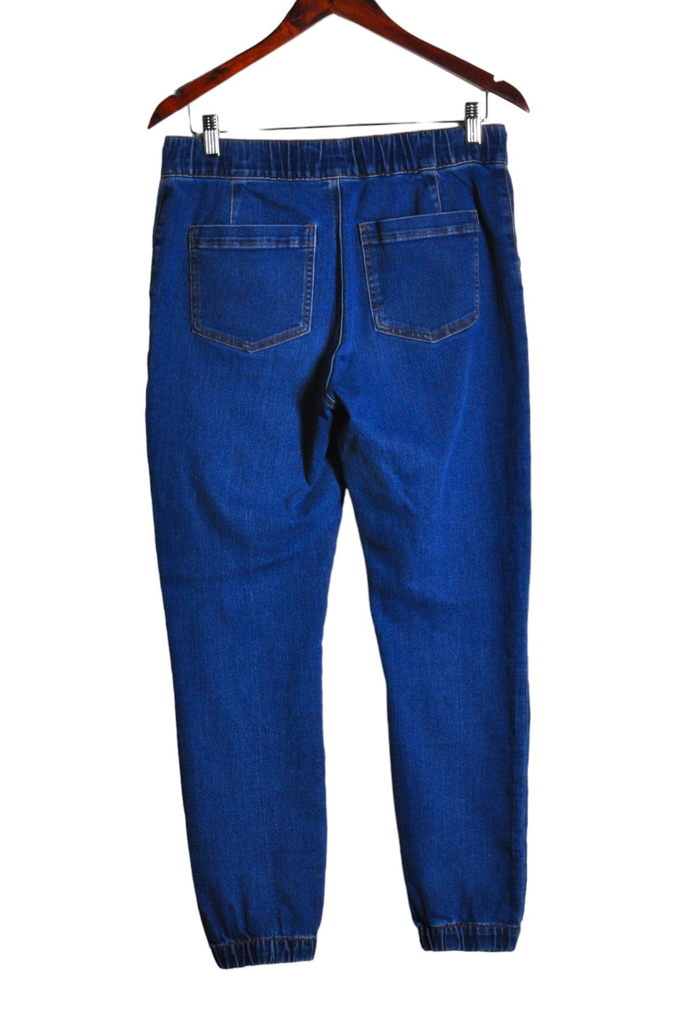 Stylish MY STYLE Women's Blue Regular-Fit Straight-Legged Jeans - Size 8