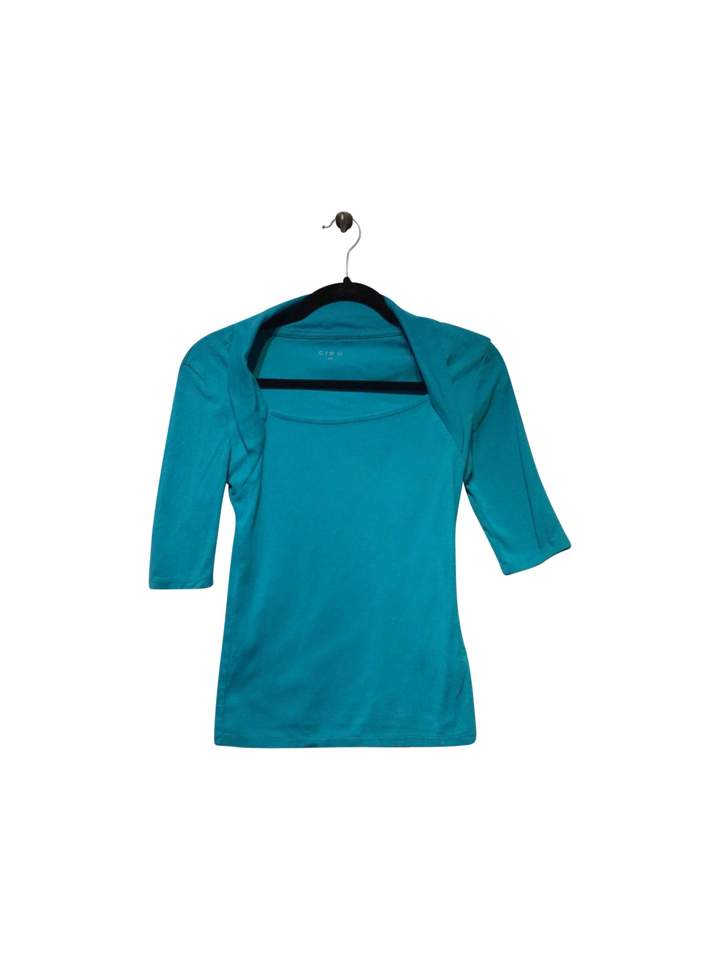 CLEO Stylish Regular Fit Blue Blouse - Size S