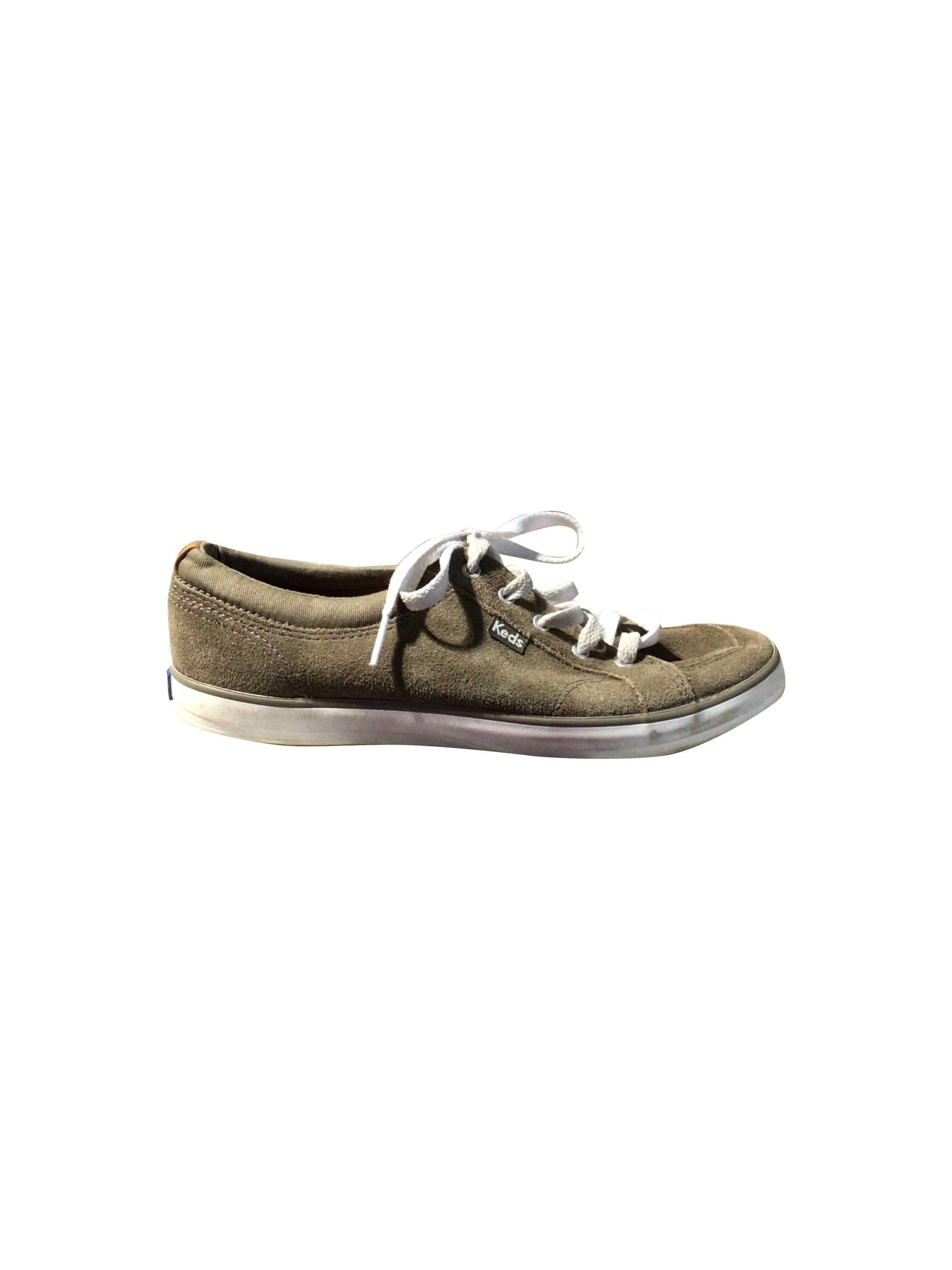 Stylish KEDS Green Sneakers Size 6.5 - Second Hand