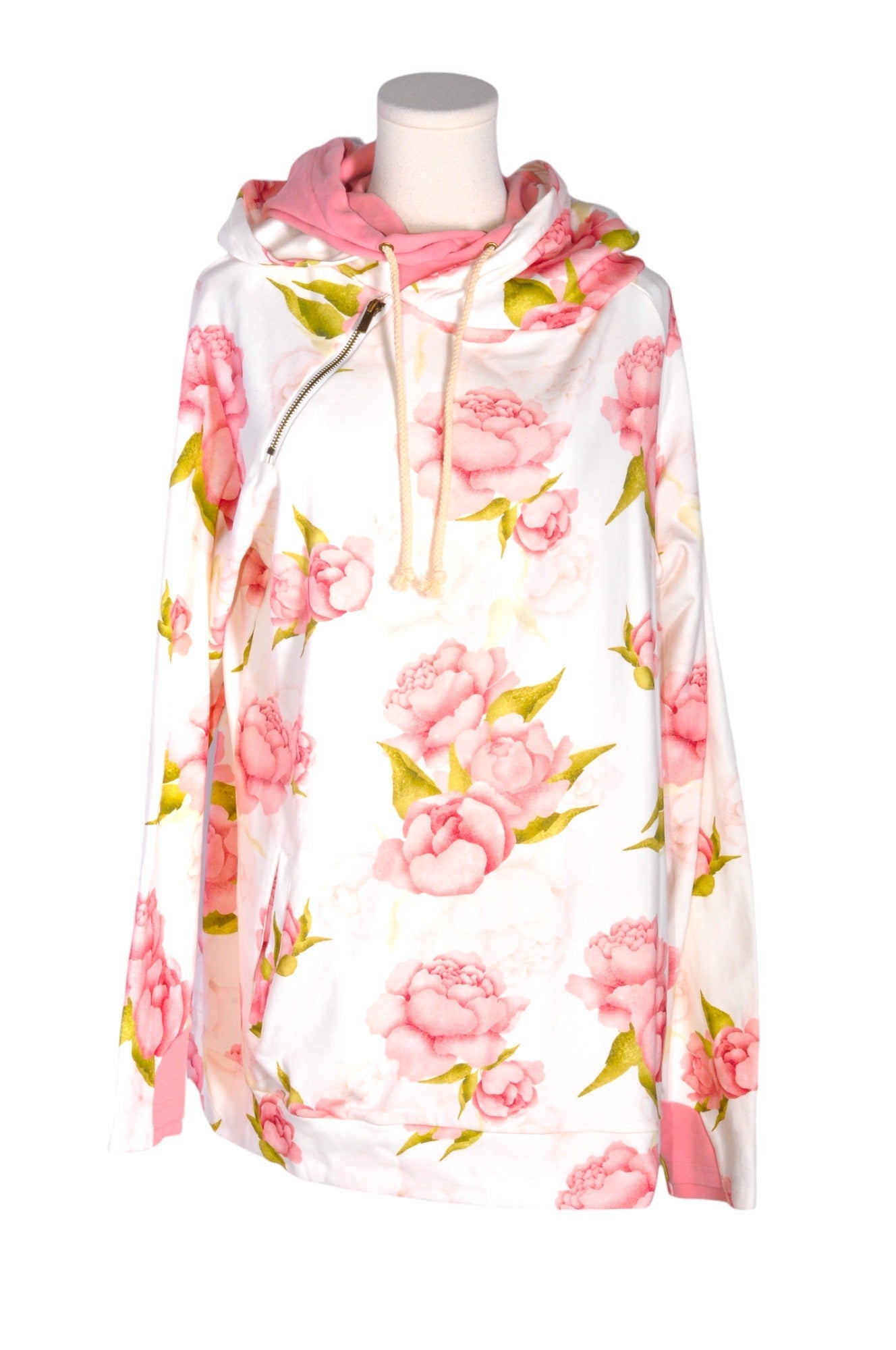 AMPERSAND AVENUE Stylish Women's White Regular Fit Sweatshirt - 2XL