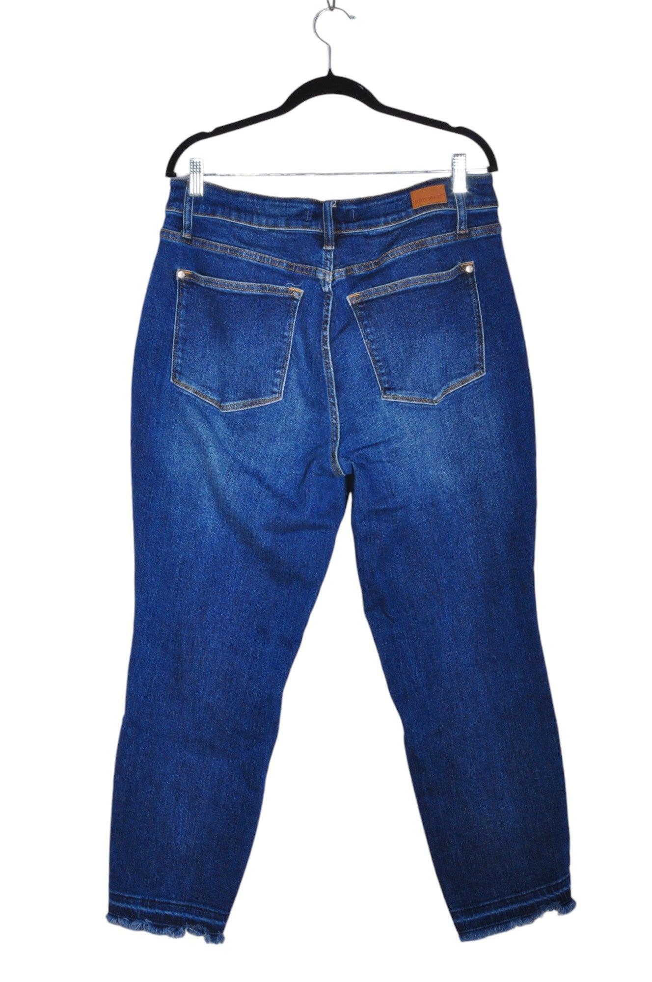 JUDY BLUE Stylish Women's Blue Regular Fit Straight-Legged Jeans - Size 16