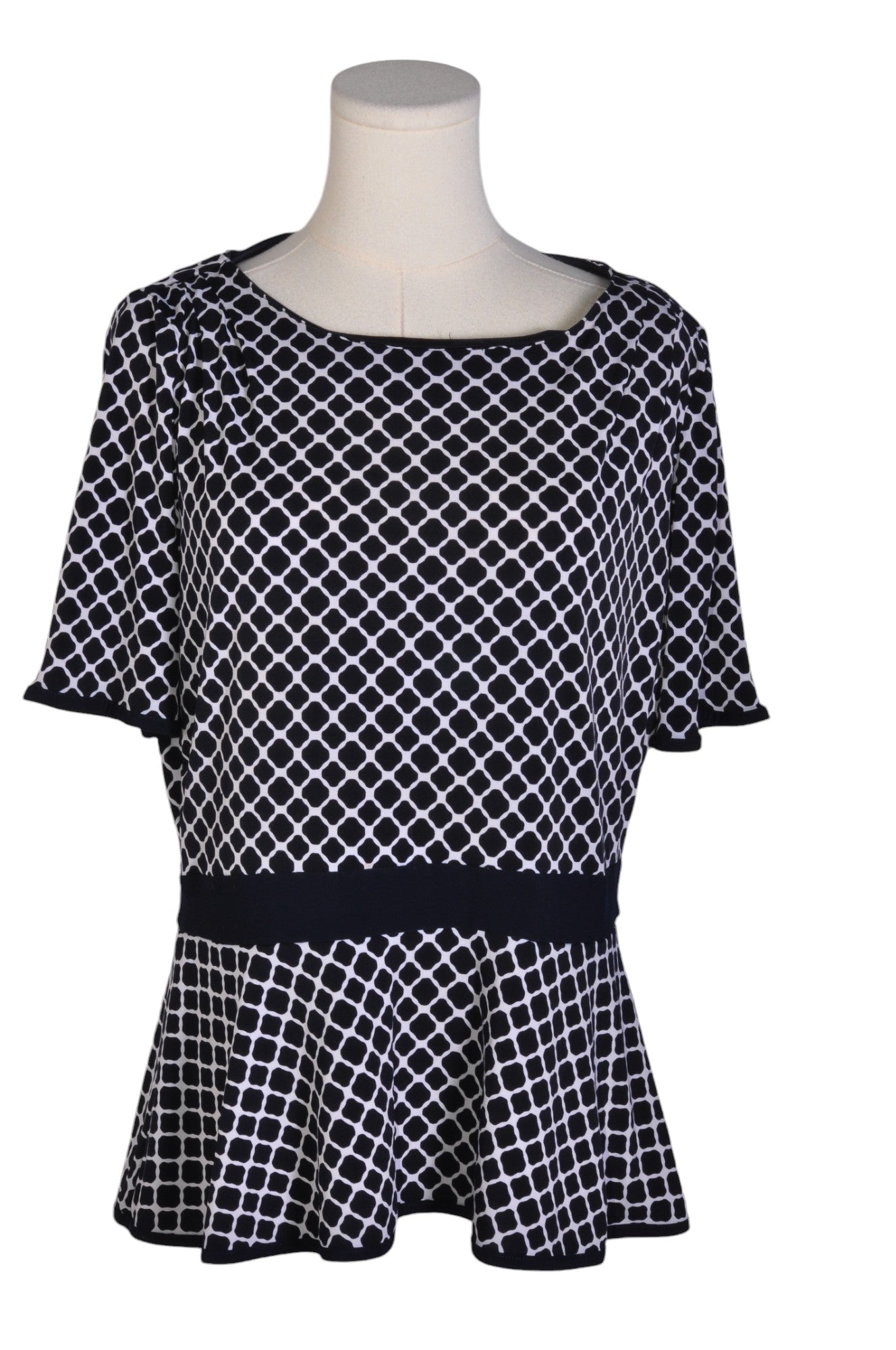 CLEO Stylish Black Regular-Fit Women's Blouse - Size M