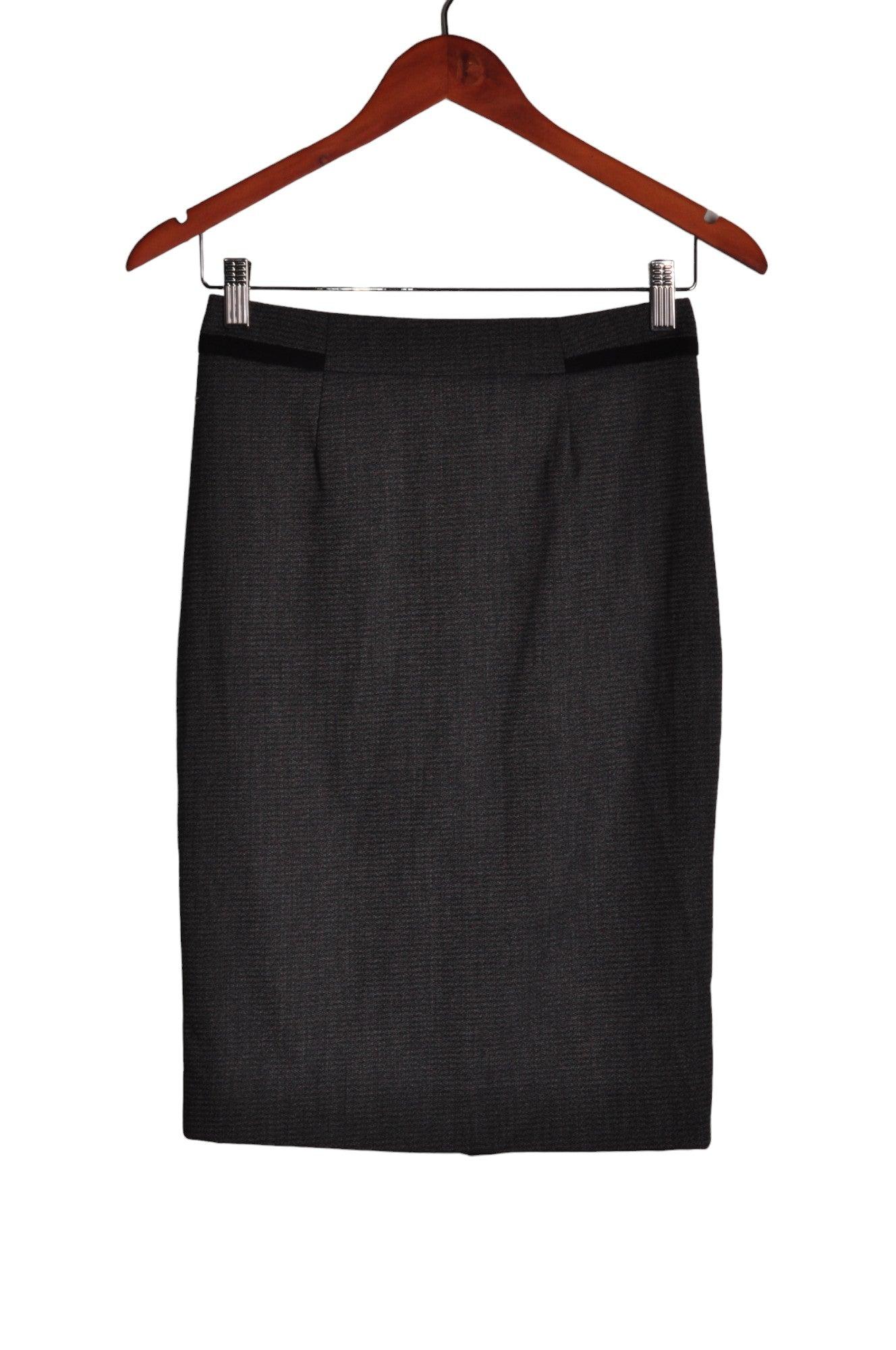 Stylish CHATEAU Women's Gray Regular Fit Pencil Skirt - Size S