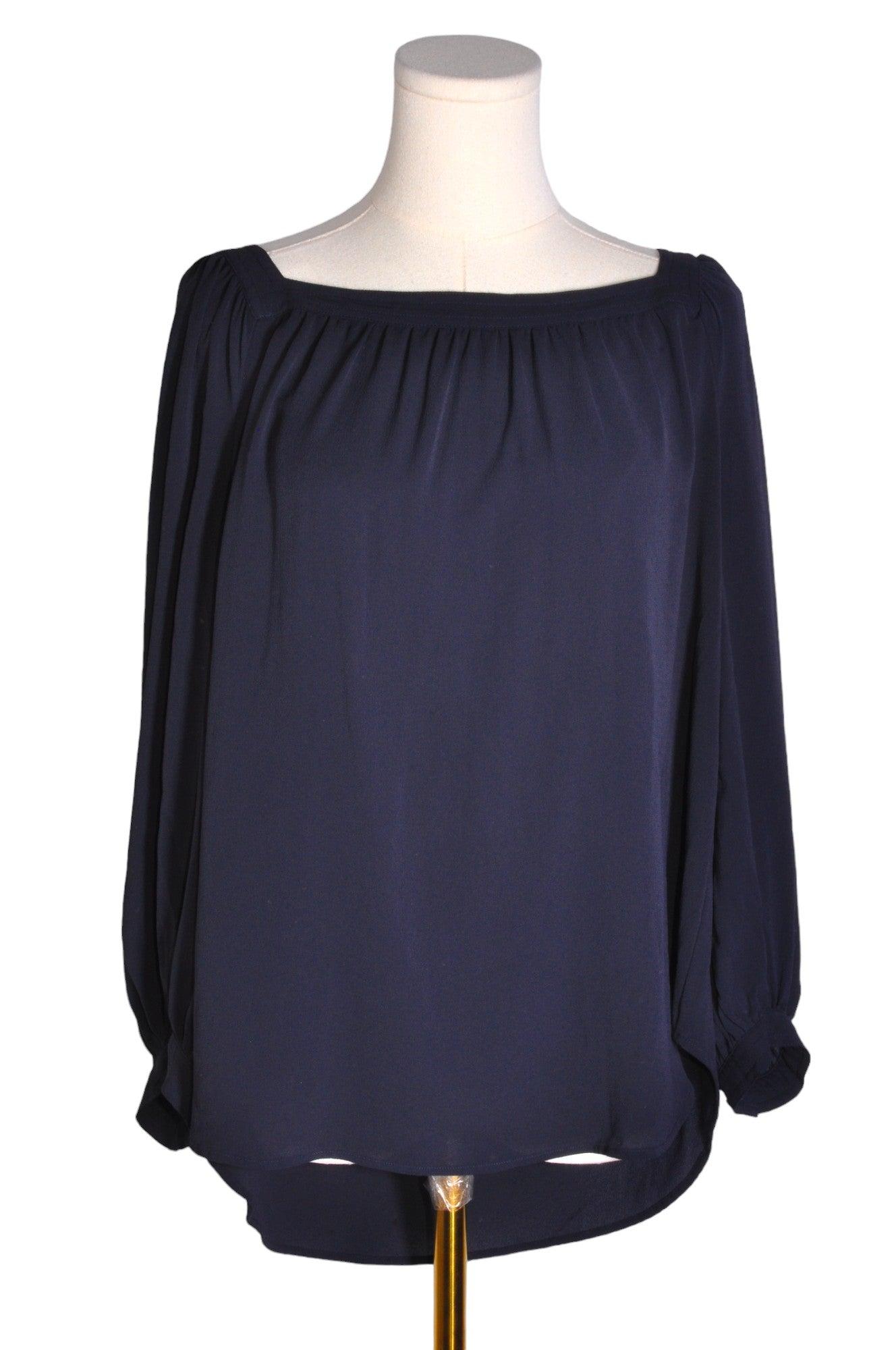 ANN TAYLOR Stylish Women's Regular Fit Blue Blouse - Size L