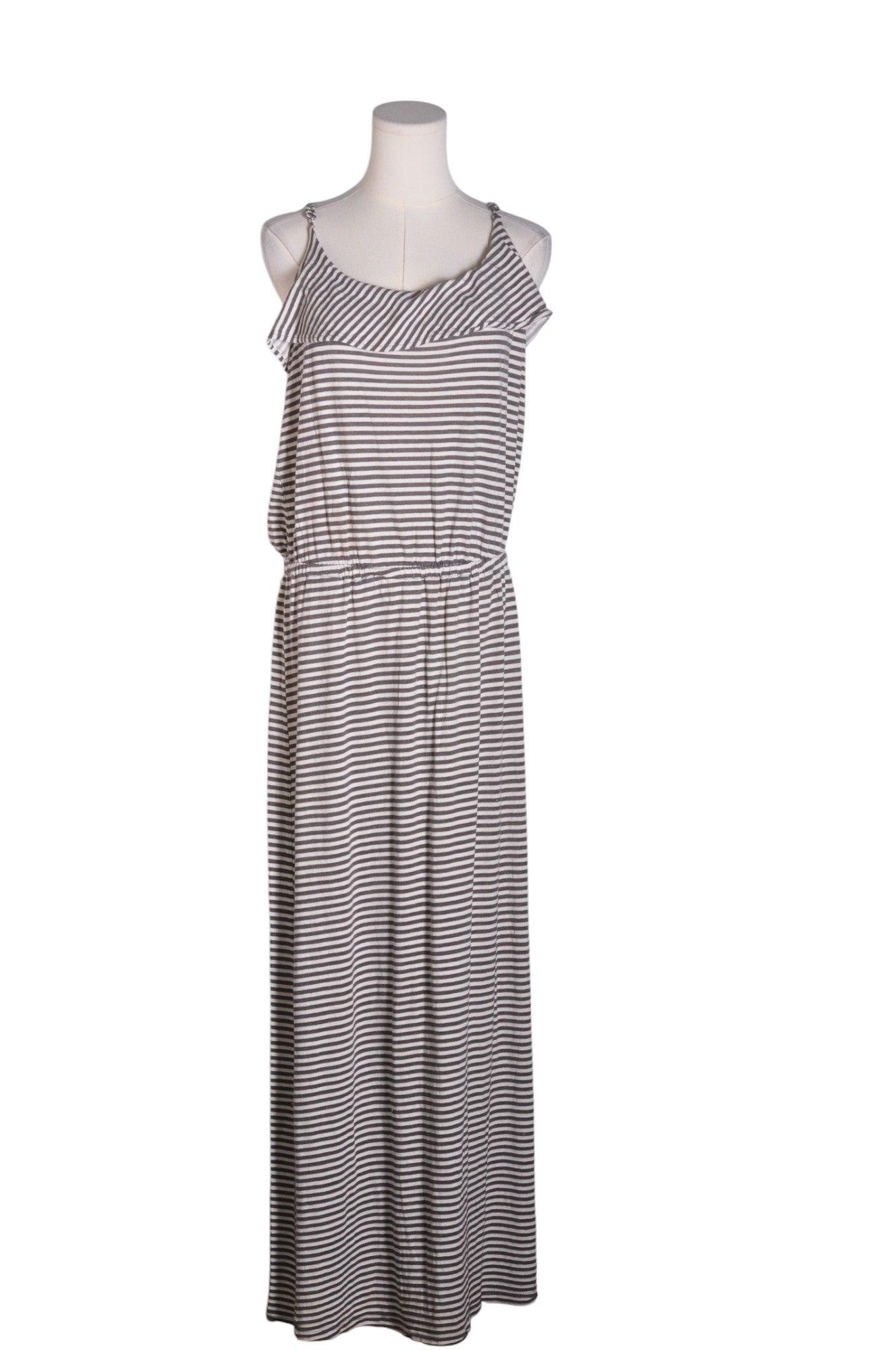 DENVER HAYES Chic Women's White XL Regular Fit Maxi Dress for Effortless Style
