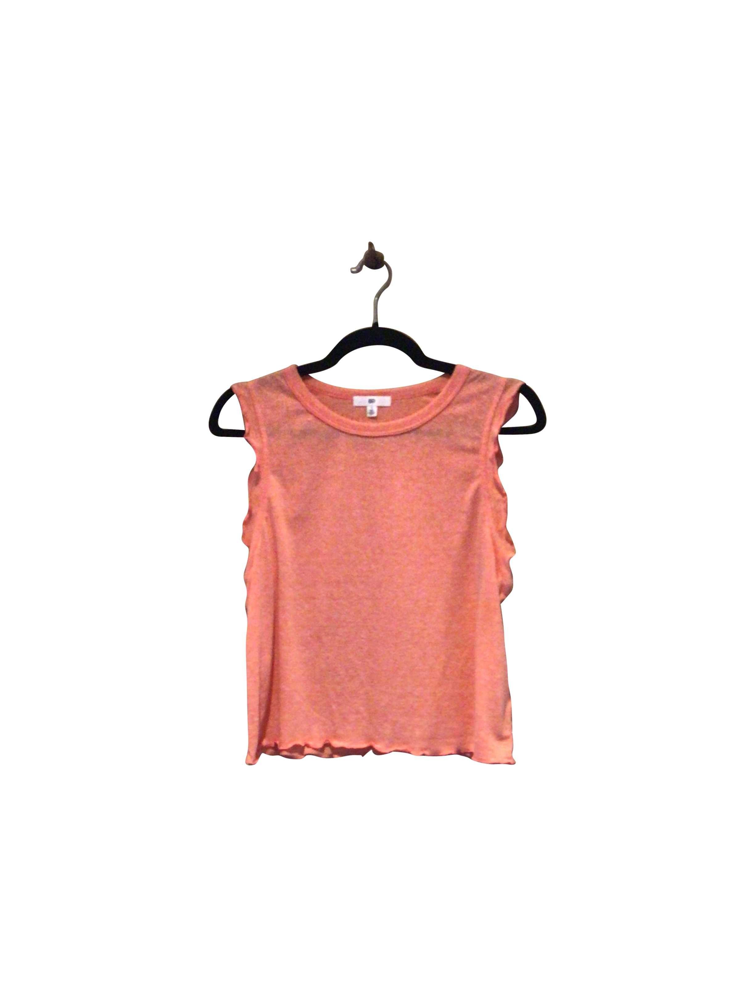 BP Stylish Regular Fit Orange Tank Top - Size S