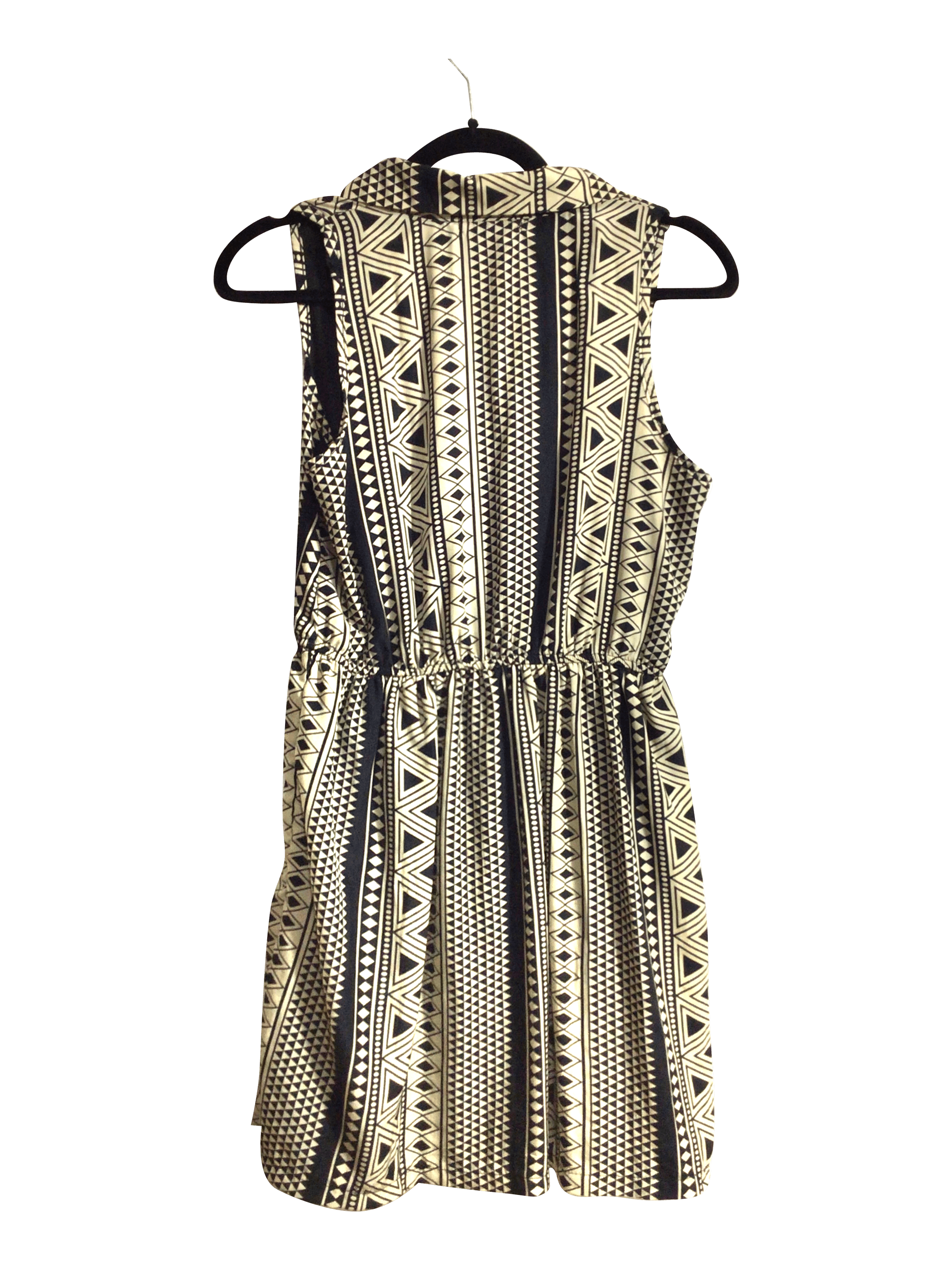 ANGELINA Stylish Women's Wrap Dress in Regular Fit, Black - Size S