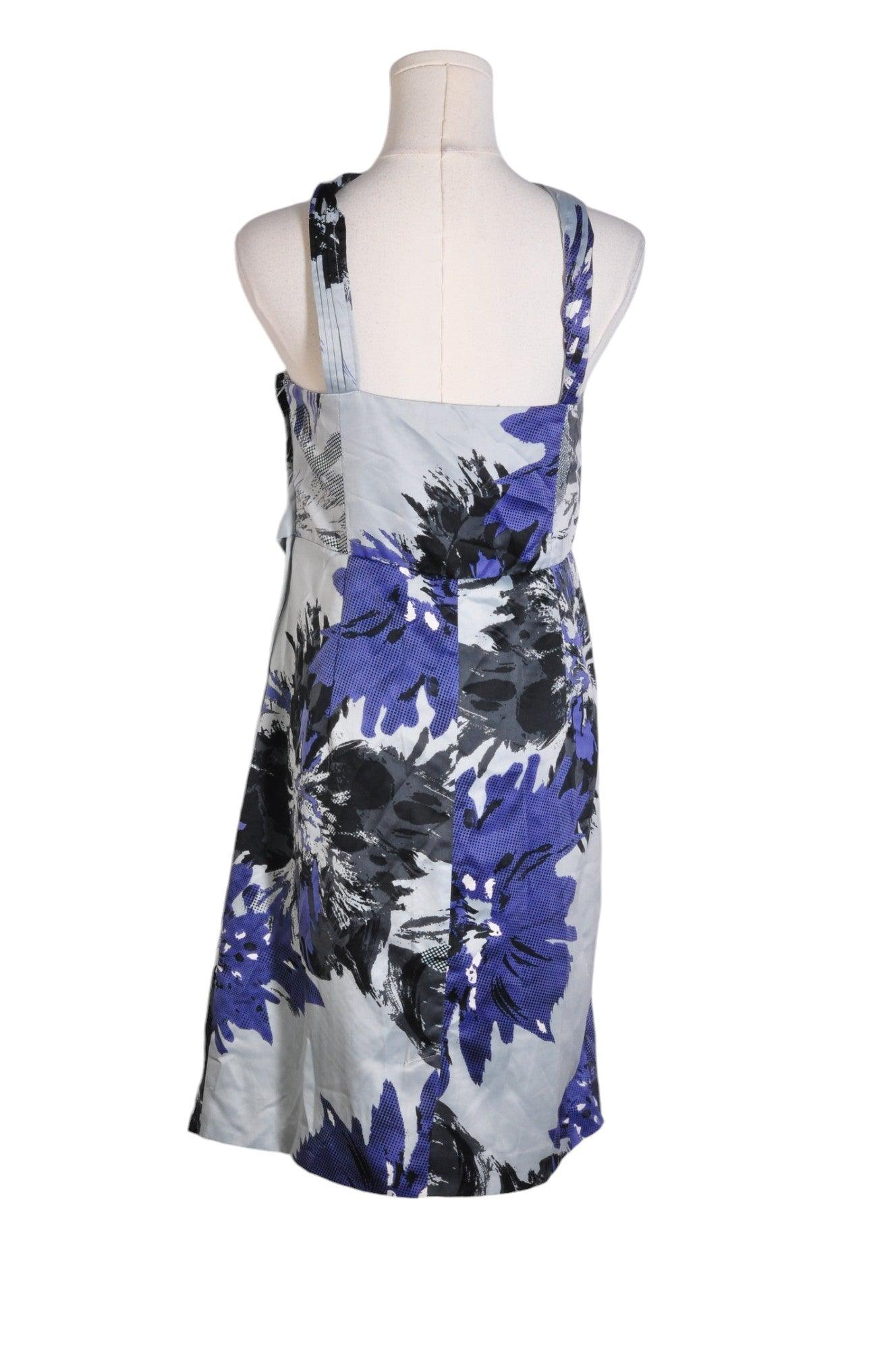 Stylish RW&CO Blue Regular Fit Women's Wrap Dress - Size 10