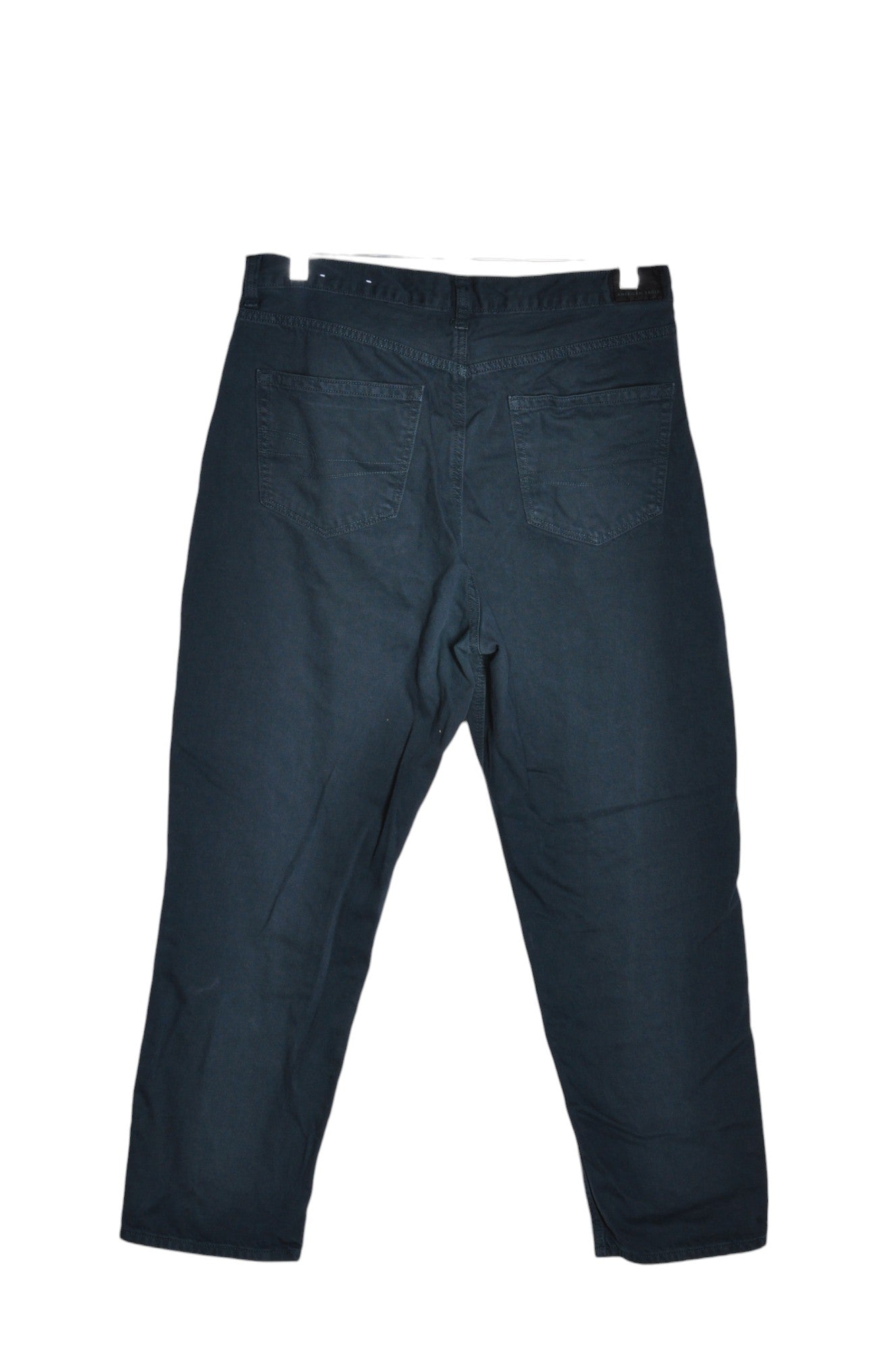 Stylish AMERICAN EAGLE Women's Regular Fit Blue Work Pants - Size 14