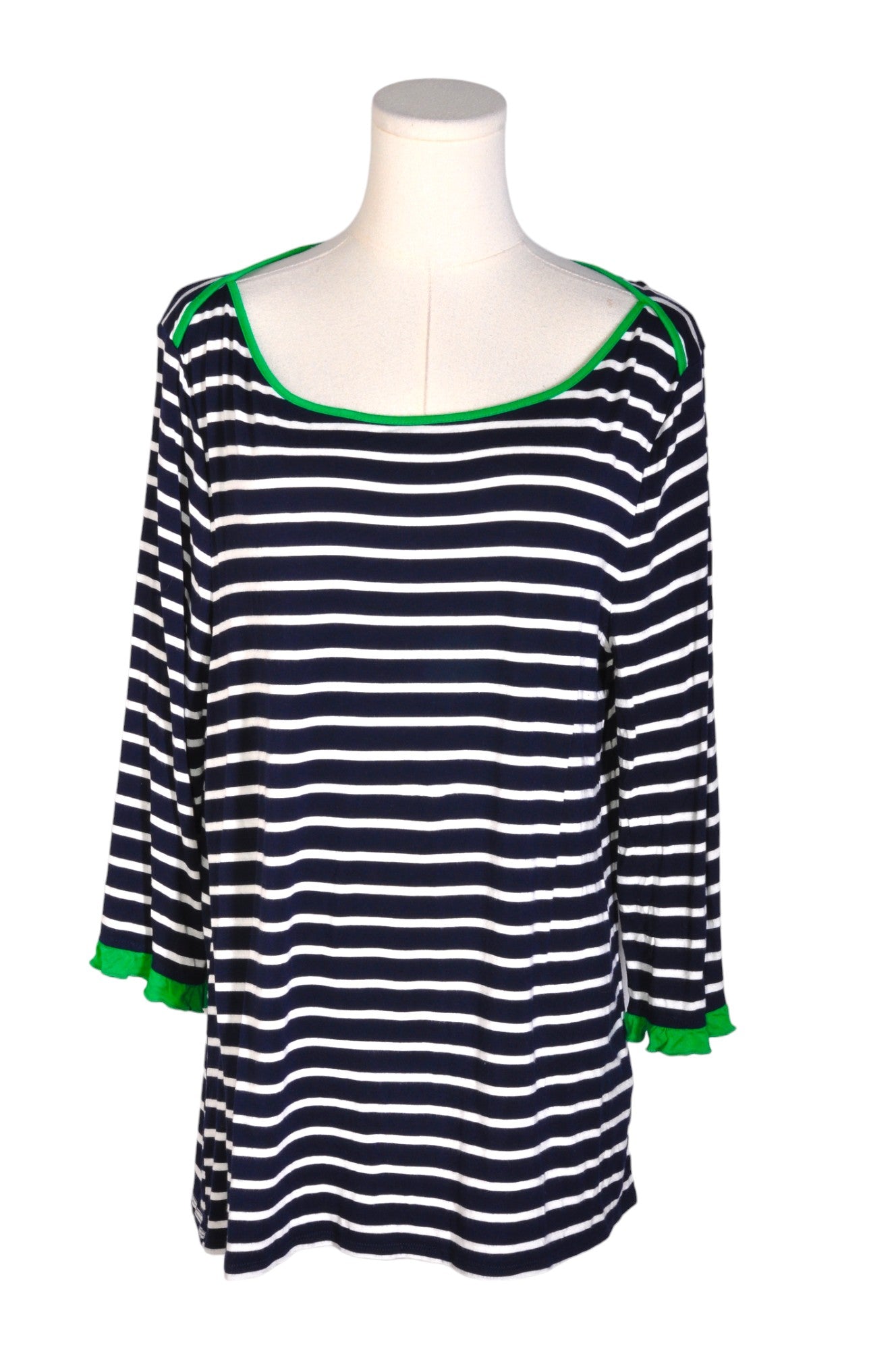 CABLE & GAUGE Stylish Women's Black Regular-Fit Blouses - Size XL