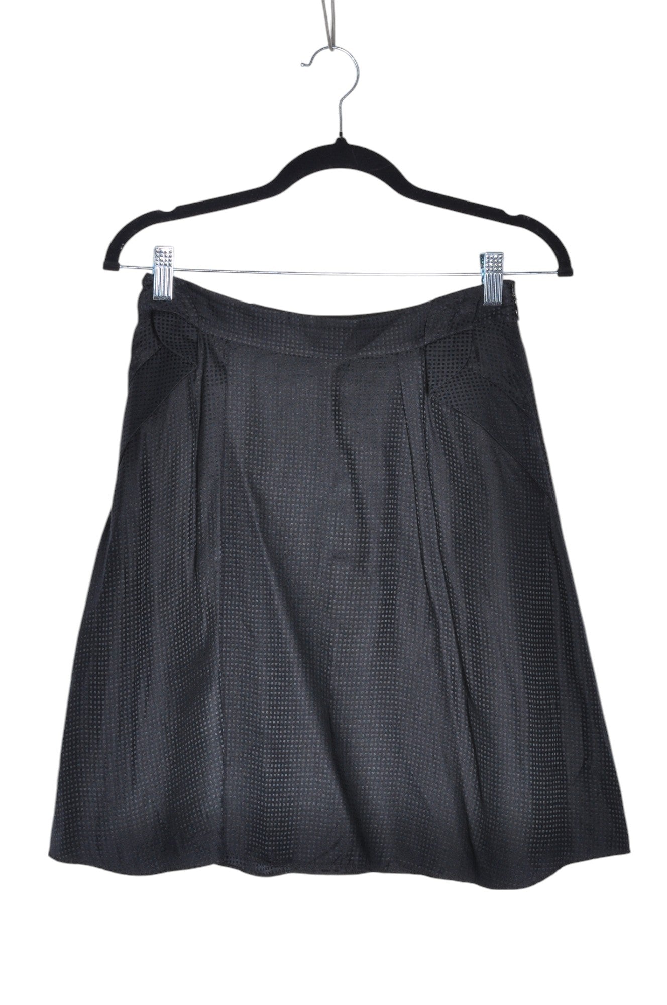 Stylish JACOB Women's Regular Fit A-Line Black Skirt - Size 0
