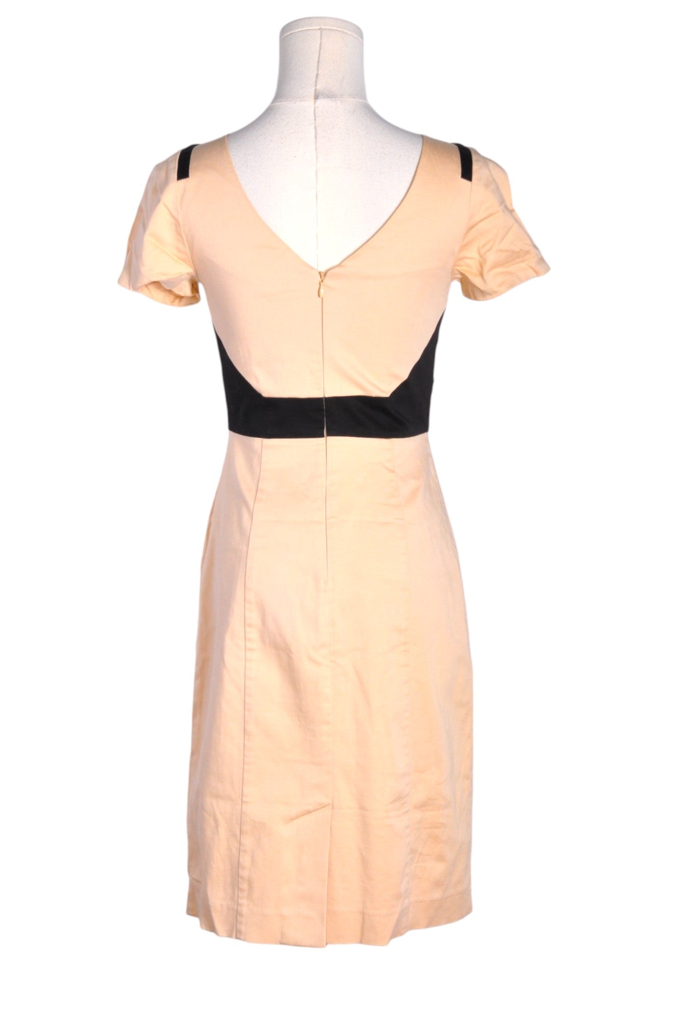 JACOB Women's Regular-Fit Beige Sheath Dress Size 2 - Second Hand