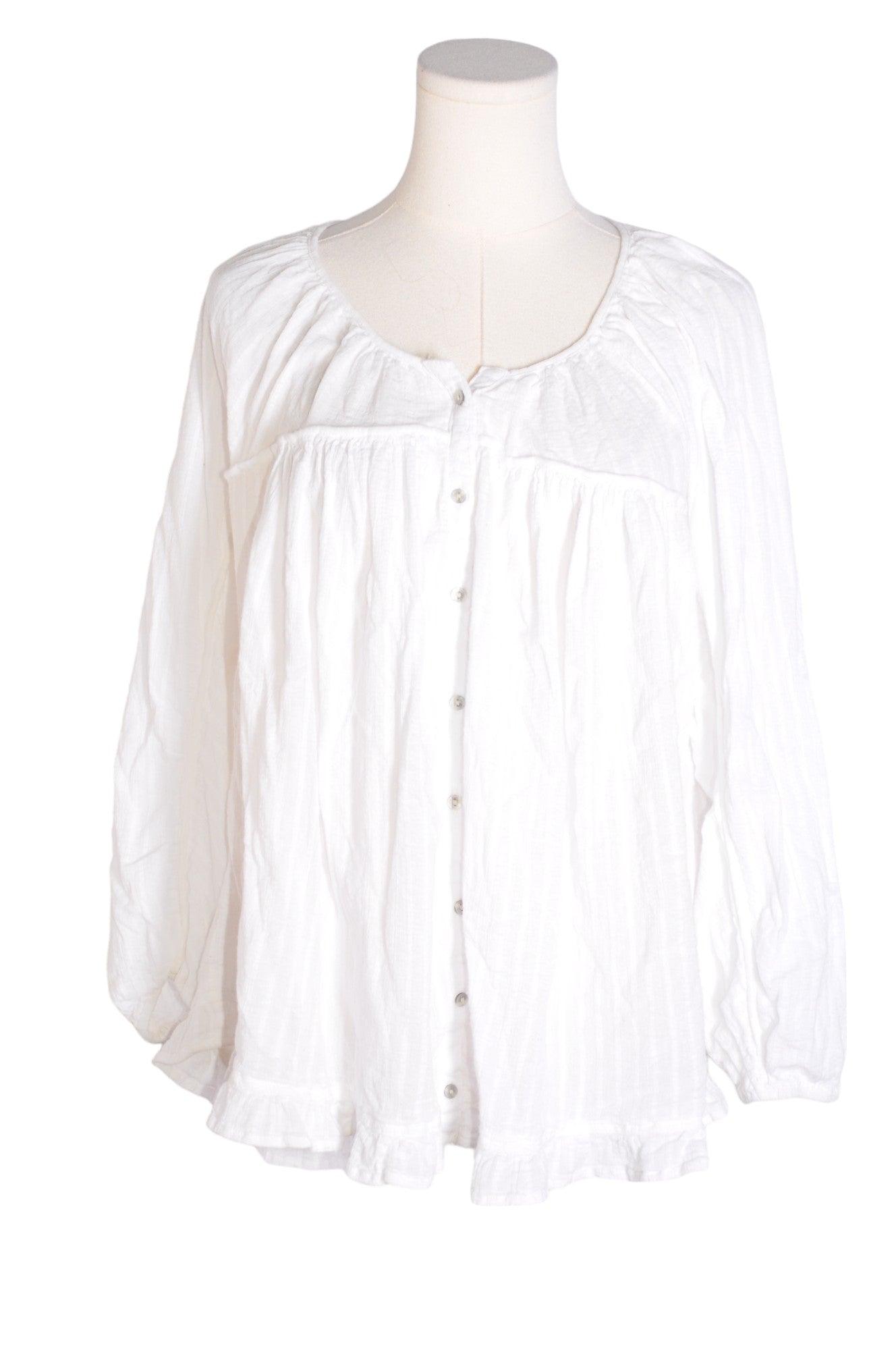 Stylish AMERICAN EAGLE Women's Regular-Fit White Blouse - Size M