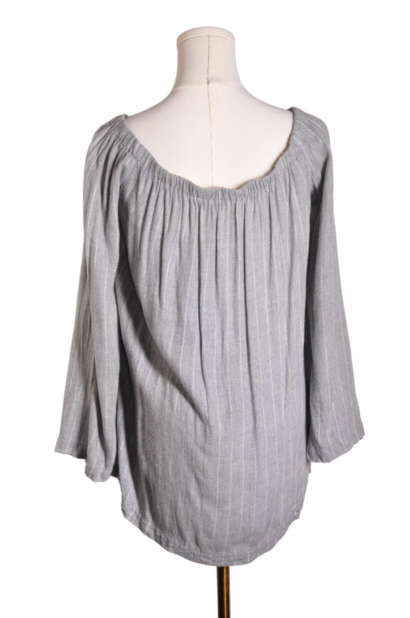 CLOTH & STONE Stylish Women's Gray Regular-Fit Blouses - Size S