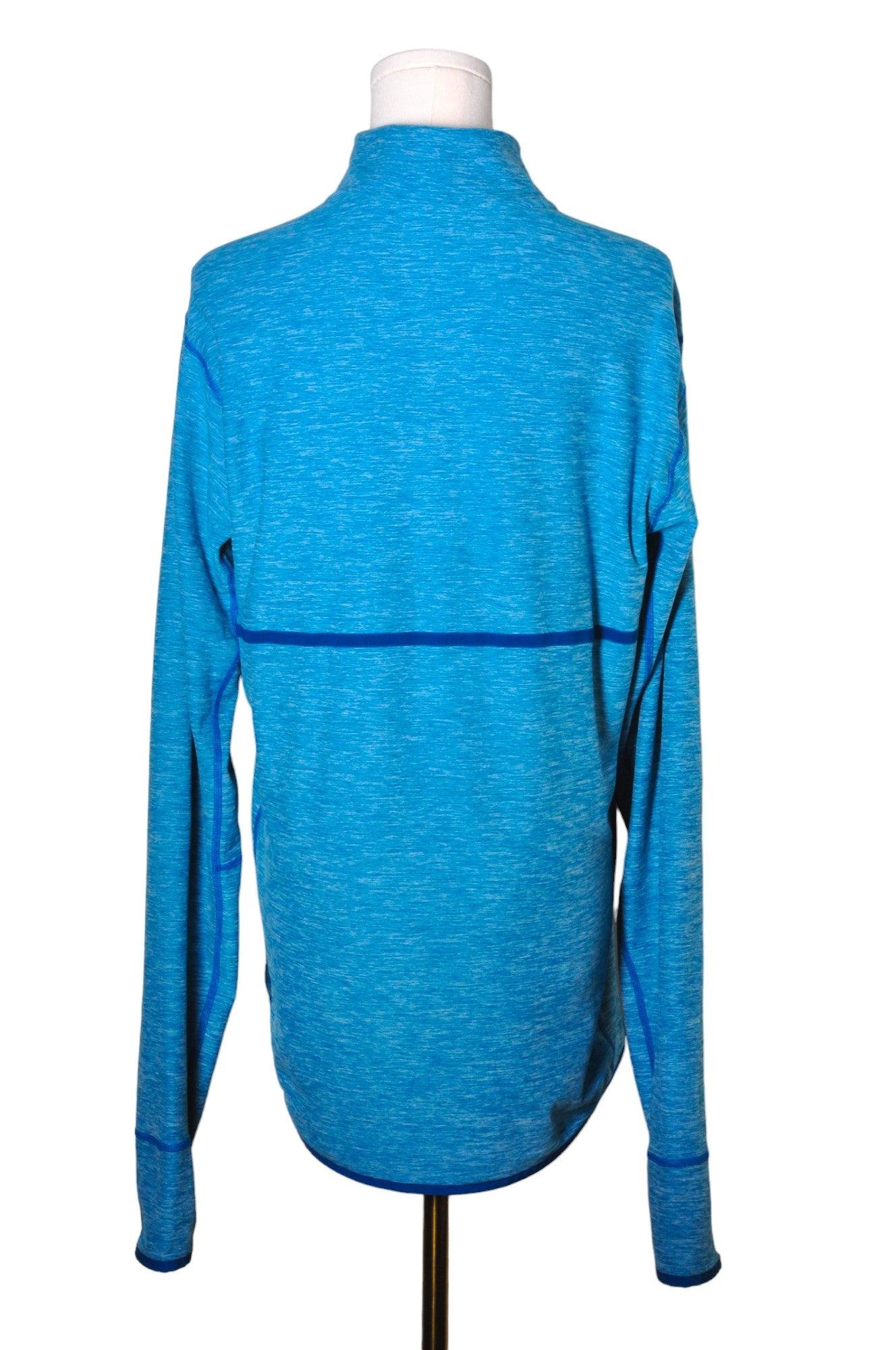 NEW BALANCE Women's Blue Regular Fit M Size Activewear Tops - Ideal for Fitness Enthusiasts